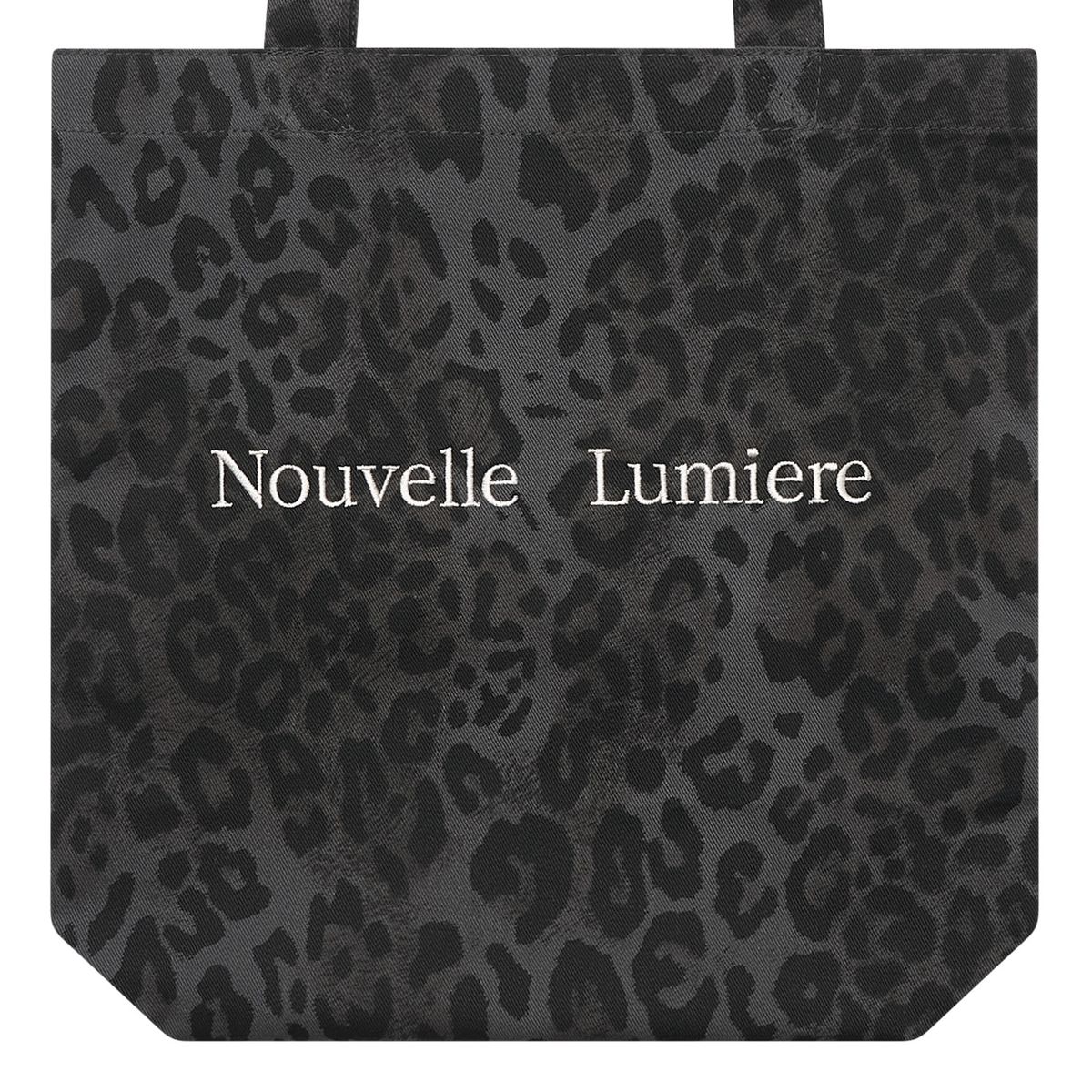 누벨르미에르(NOUVELLE LUMIERE) 카사 에코백 차콜 레오파드 (Casa)