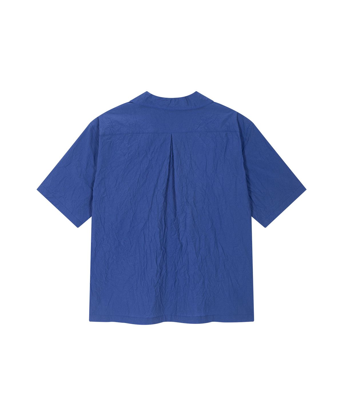 밀라코드(MILACODE) Wild Crease Open Shirts - BLUE
