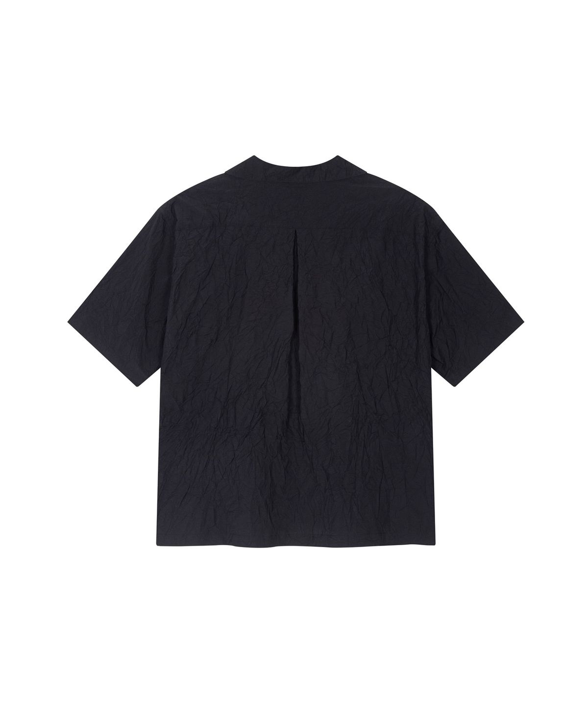 밀라코드(MILACODE) Wild Crease Open Shirts - BLACK