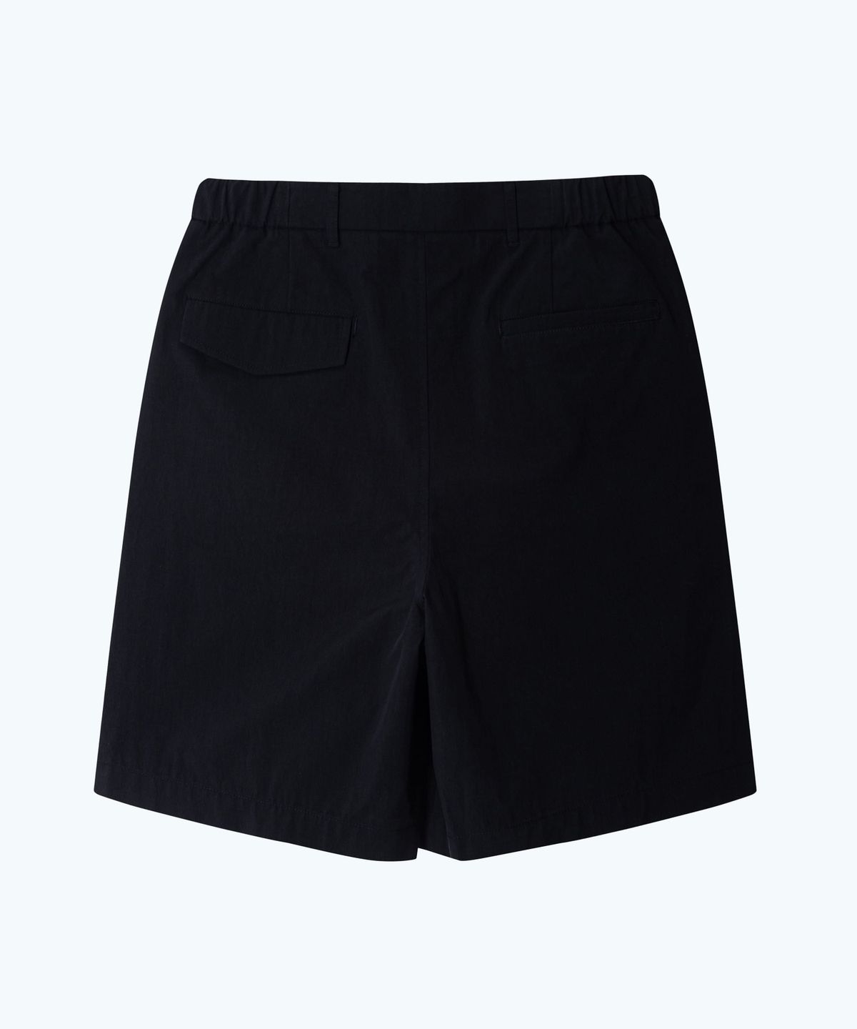 밀라코드(MILACODE) Detail Tuck Shorts - BLACK