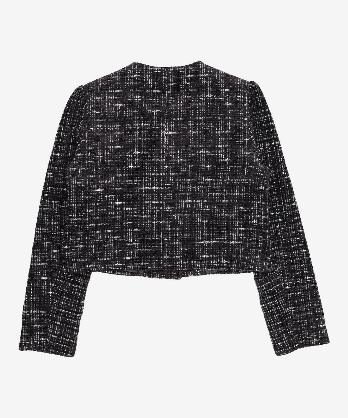 제로스트릿(ZEROSTREET) PUFF WOOL CHECK COAT / PINK S