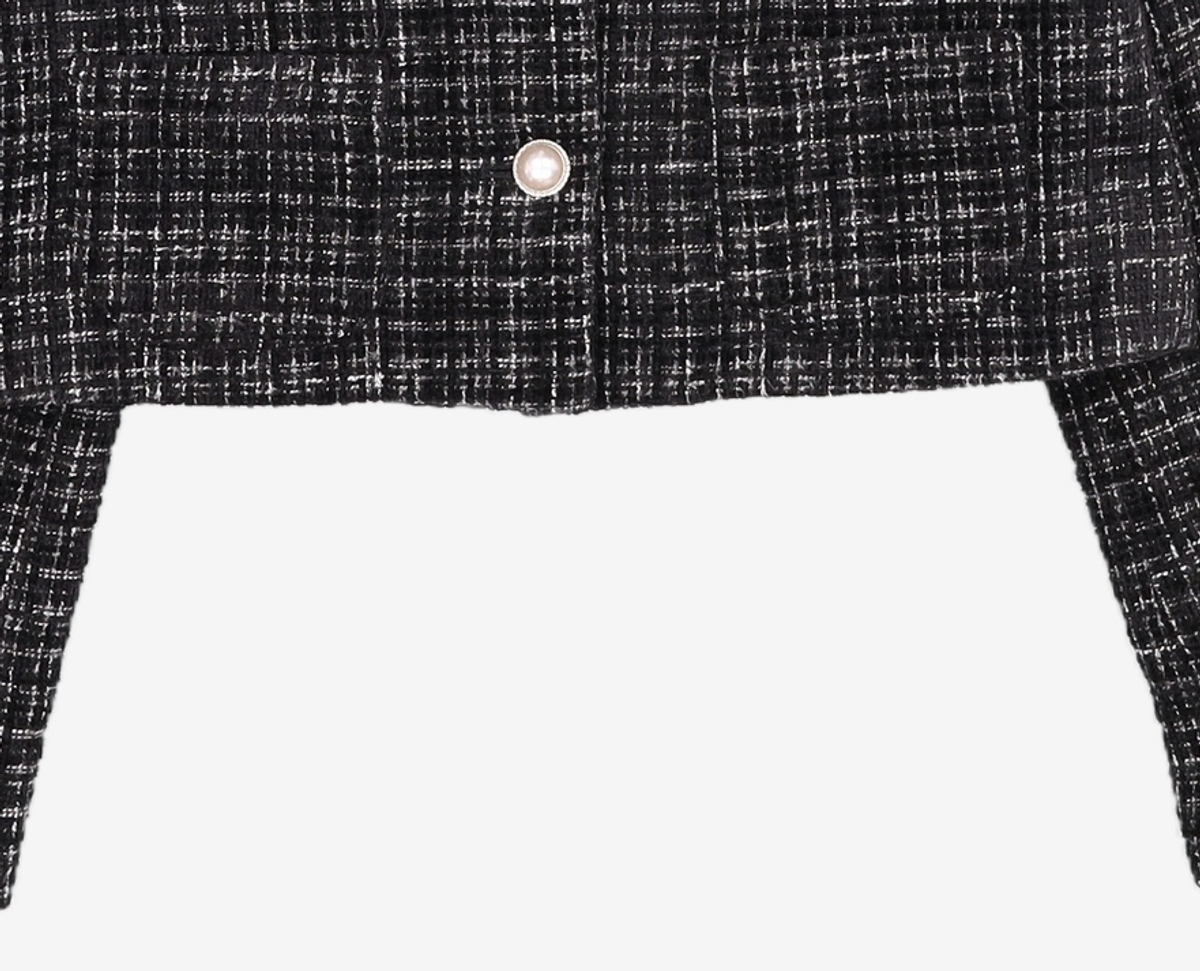 제로스트릿(ZEROSTREET) PUFF WOOL CHECK COAT / PINK S