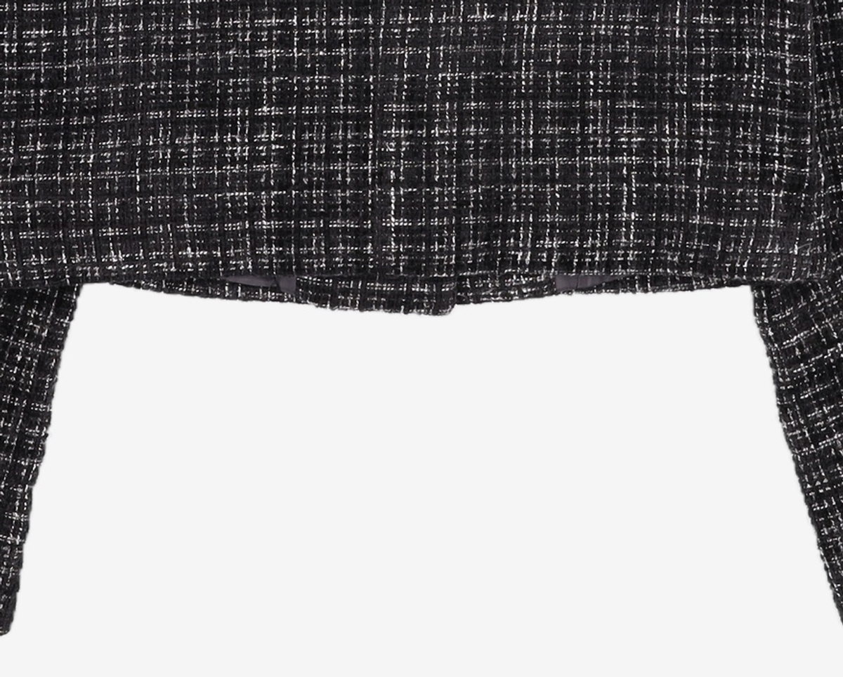 제로스트릿(ZEROSTREET) PUFF WOOL CHECK COAT / PINK S