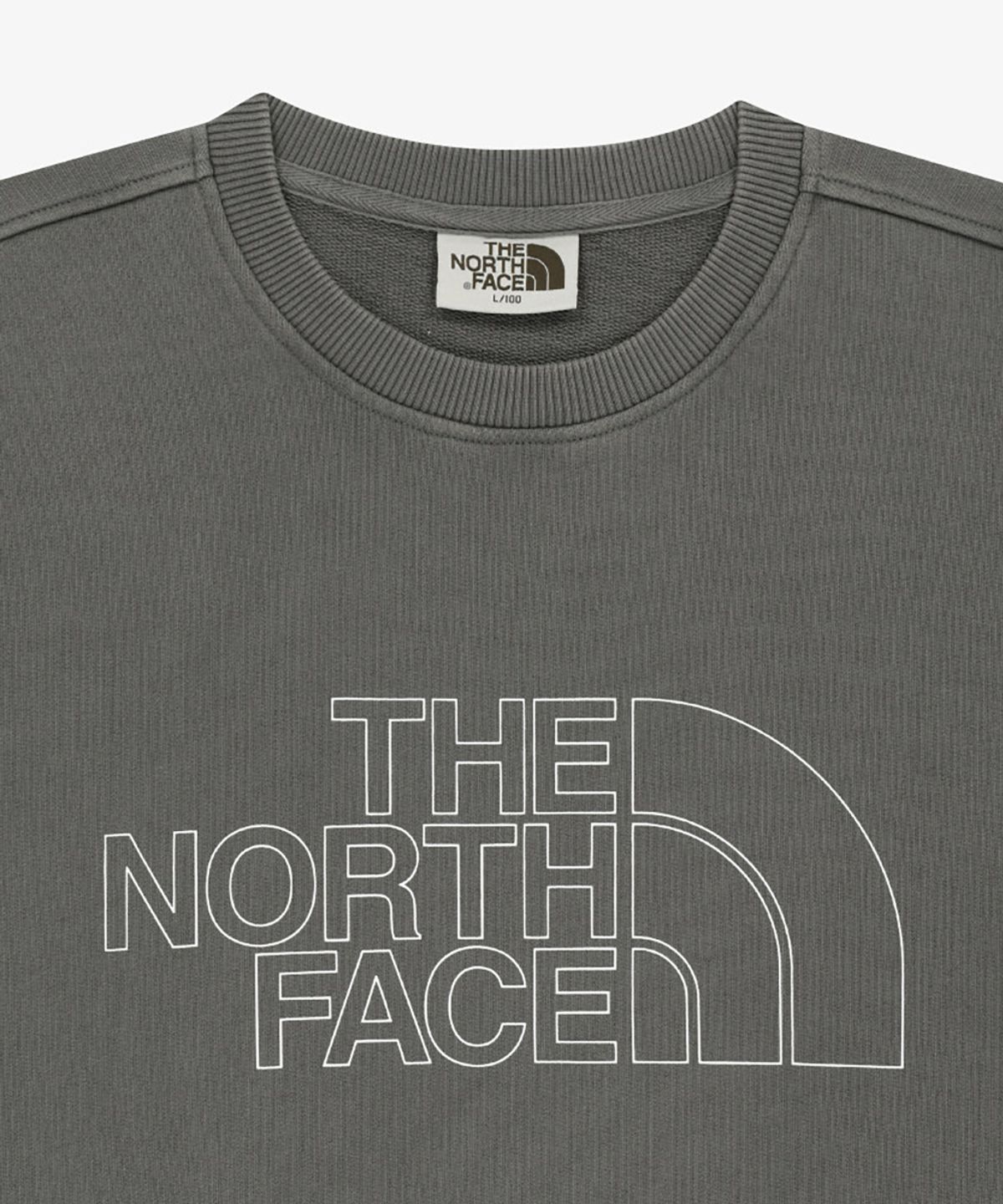 노스페이스(THE NORTH FACE) NM5MS50J 화이트라벨 선폴드 스웨트셔츠 CHARCOAL GREY