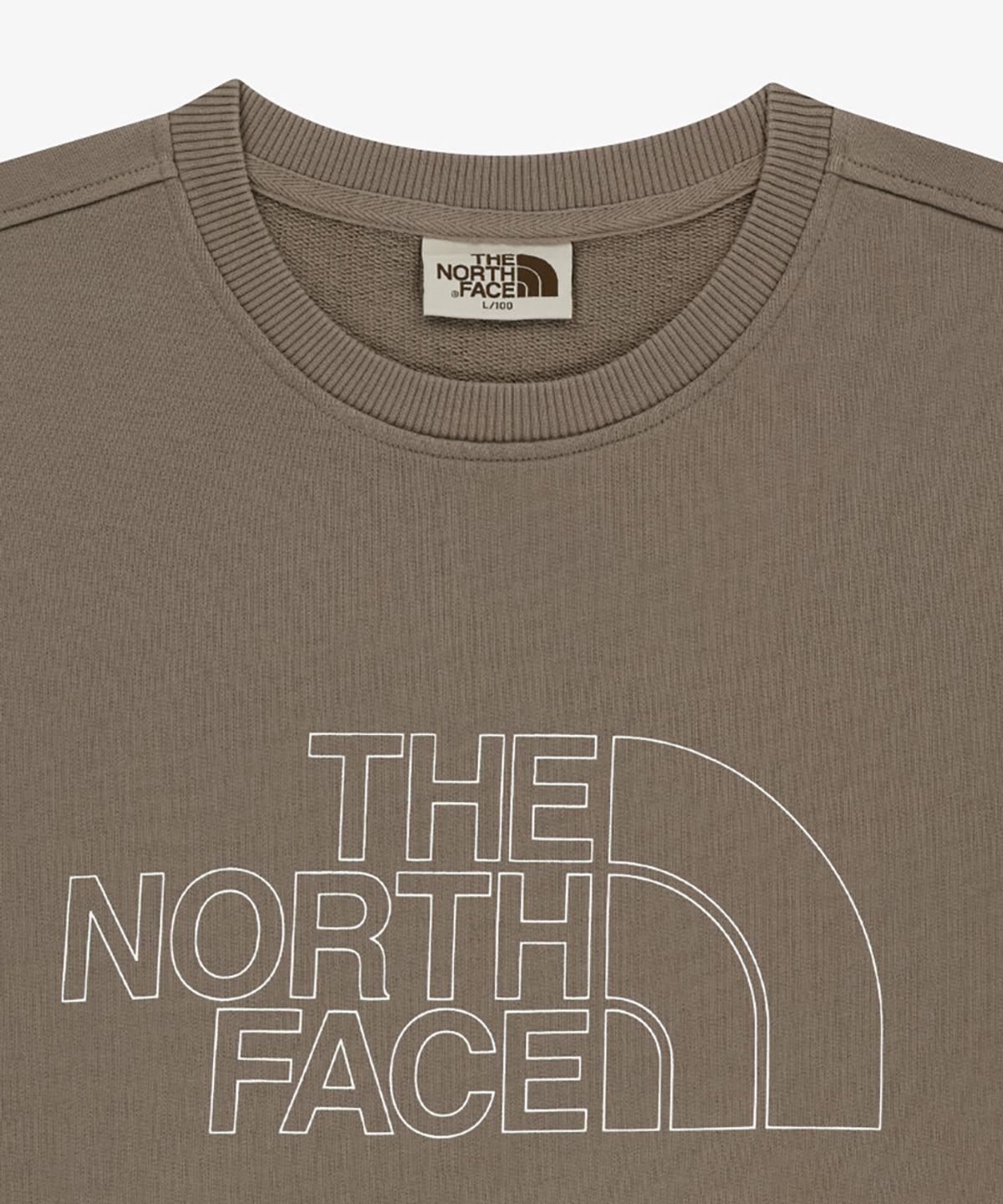 노스페이스(THE NORTH FACE) NM5MS50K 화이트라벨 선폴드 스웨트셔츠 BEIGE BROWN