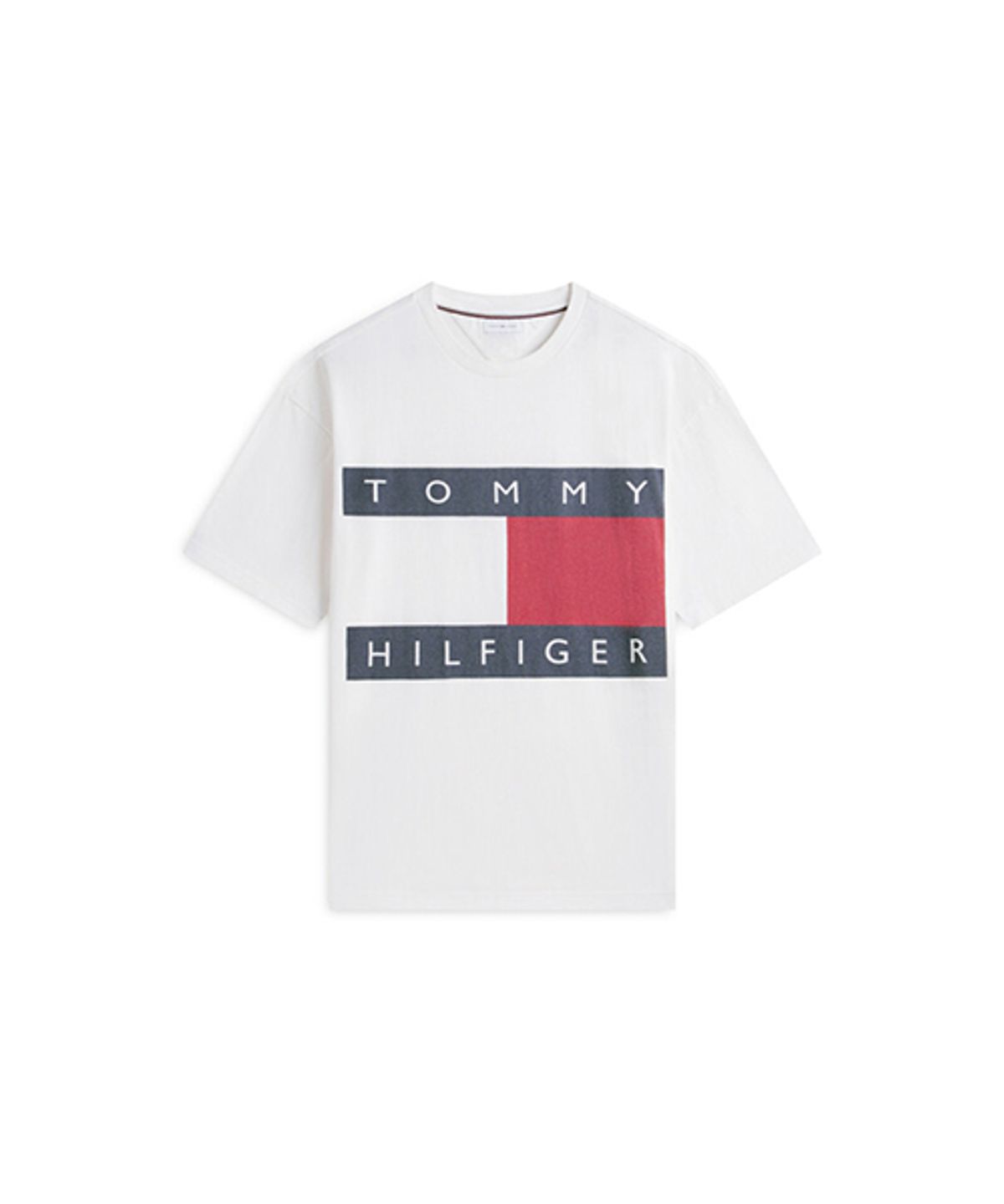 타미힐피거(TOMMY HILFIGER) 릴렉스 핏 헤리티지 플래그 티셔츠 (T12G1TPO170MT1YBR)