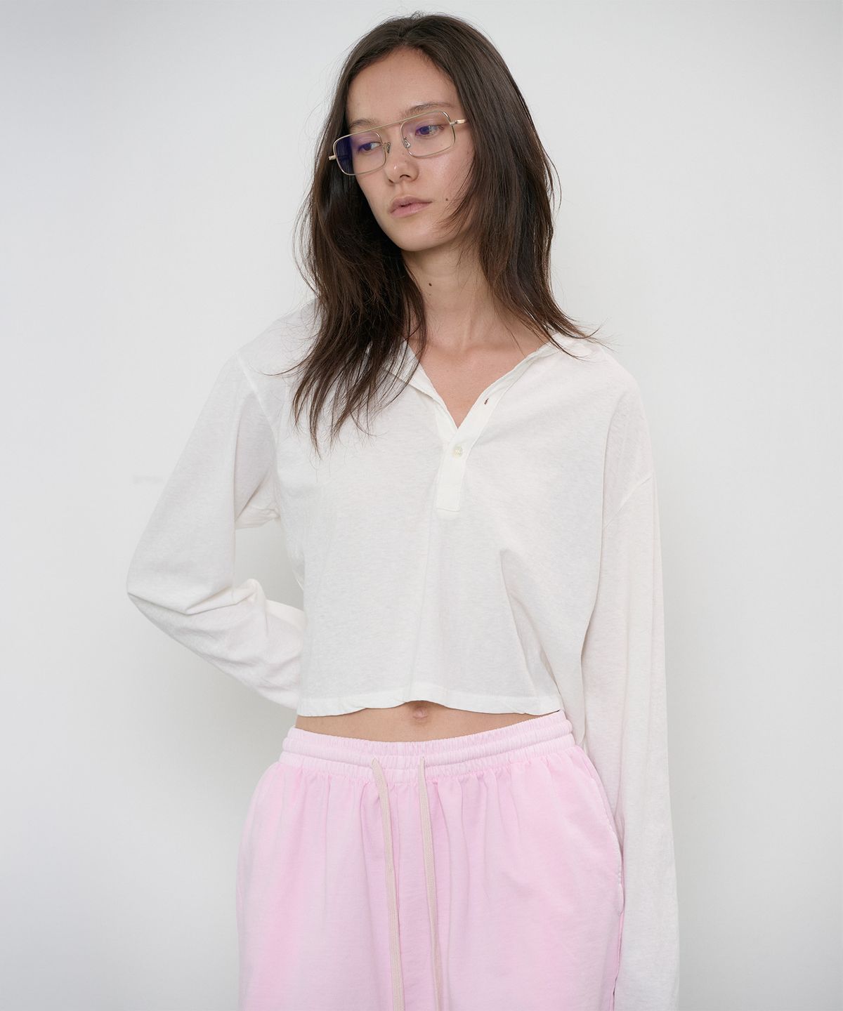 정감 스튜디오(JEONGGAM STUDIOS) Retro Button Tee_3 Color