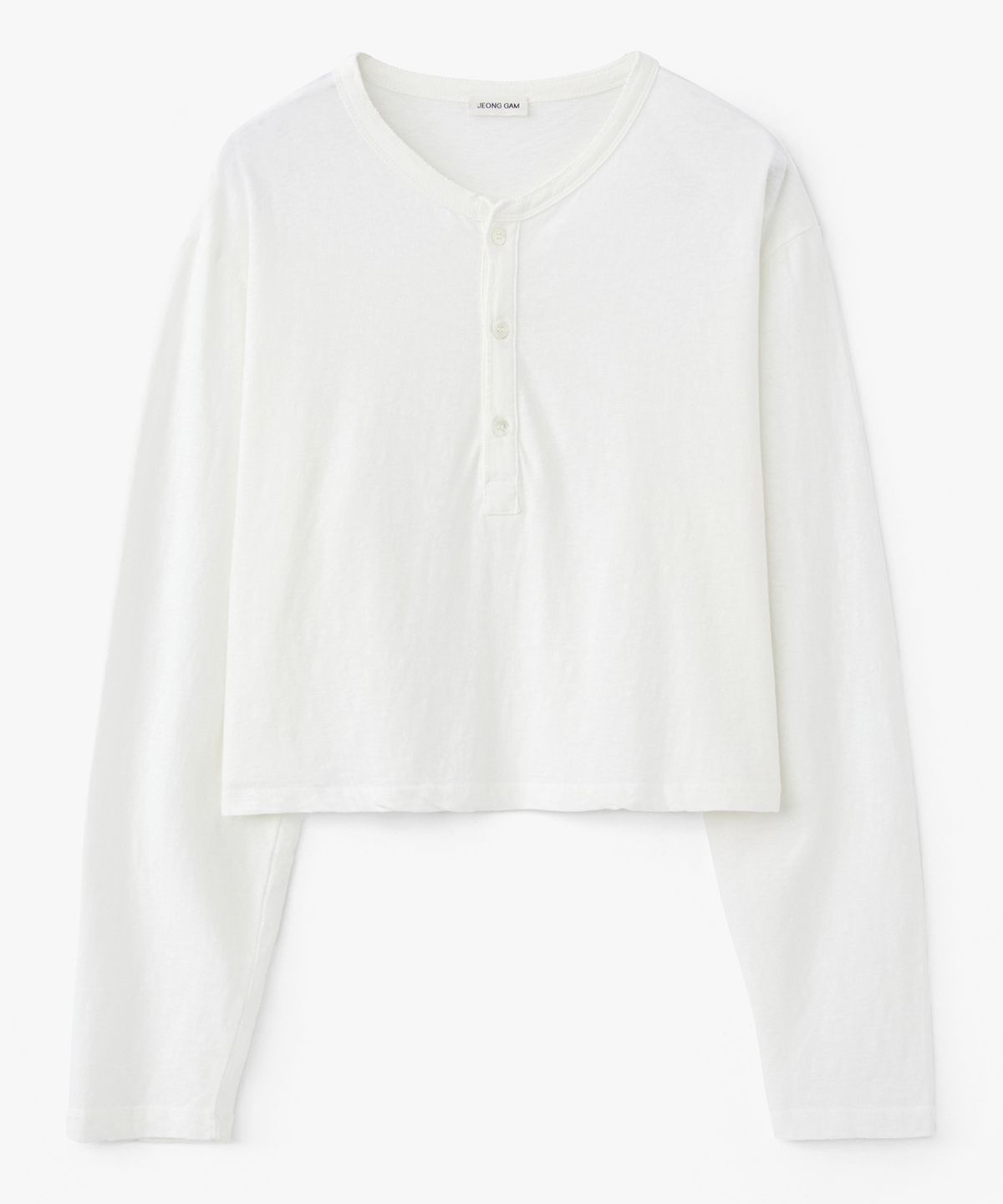 정감 스튜디오(JEONGGAM STUDIOS) Retro Button Tee_3 Color