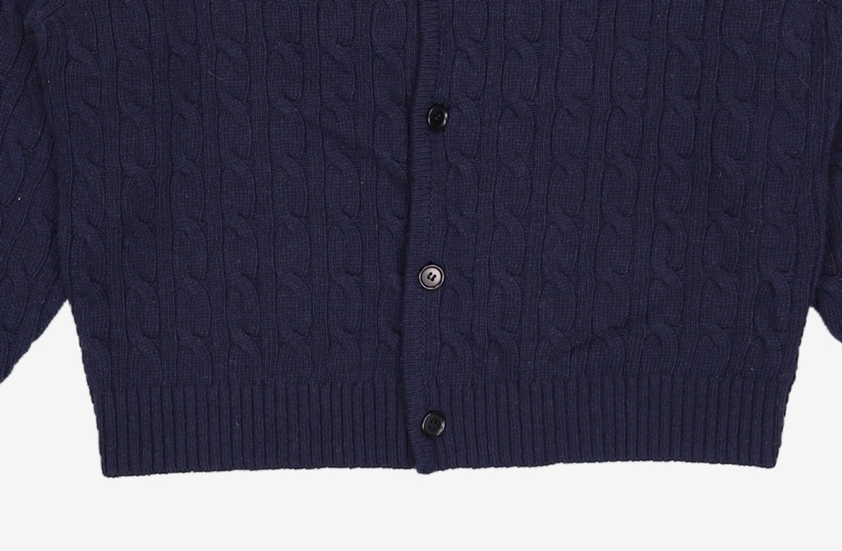 엠엠엘지(MMLG) [Mmlg] CPC CABLE CARDIGAN (GREEN) S
