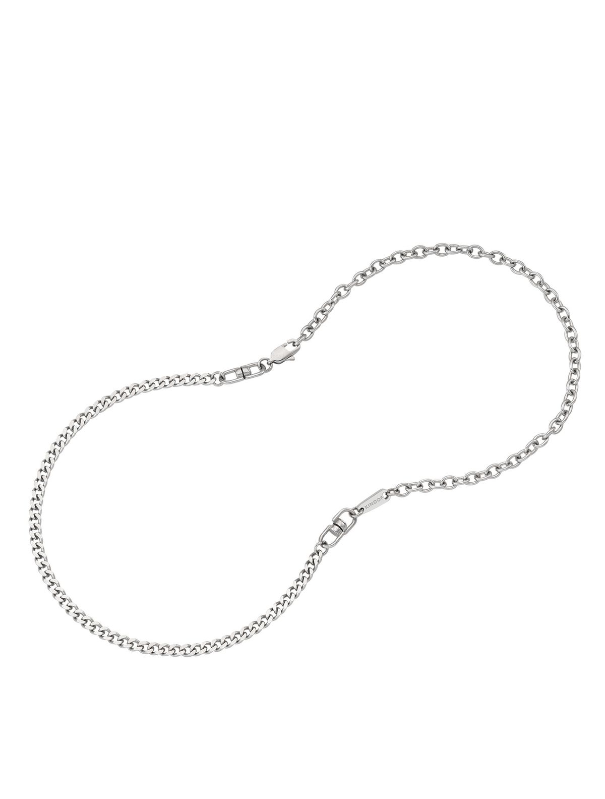 카인드오브(KINDOF) 오프셋 커브체인 목걸이 Offset Curve Chain Necklace