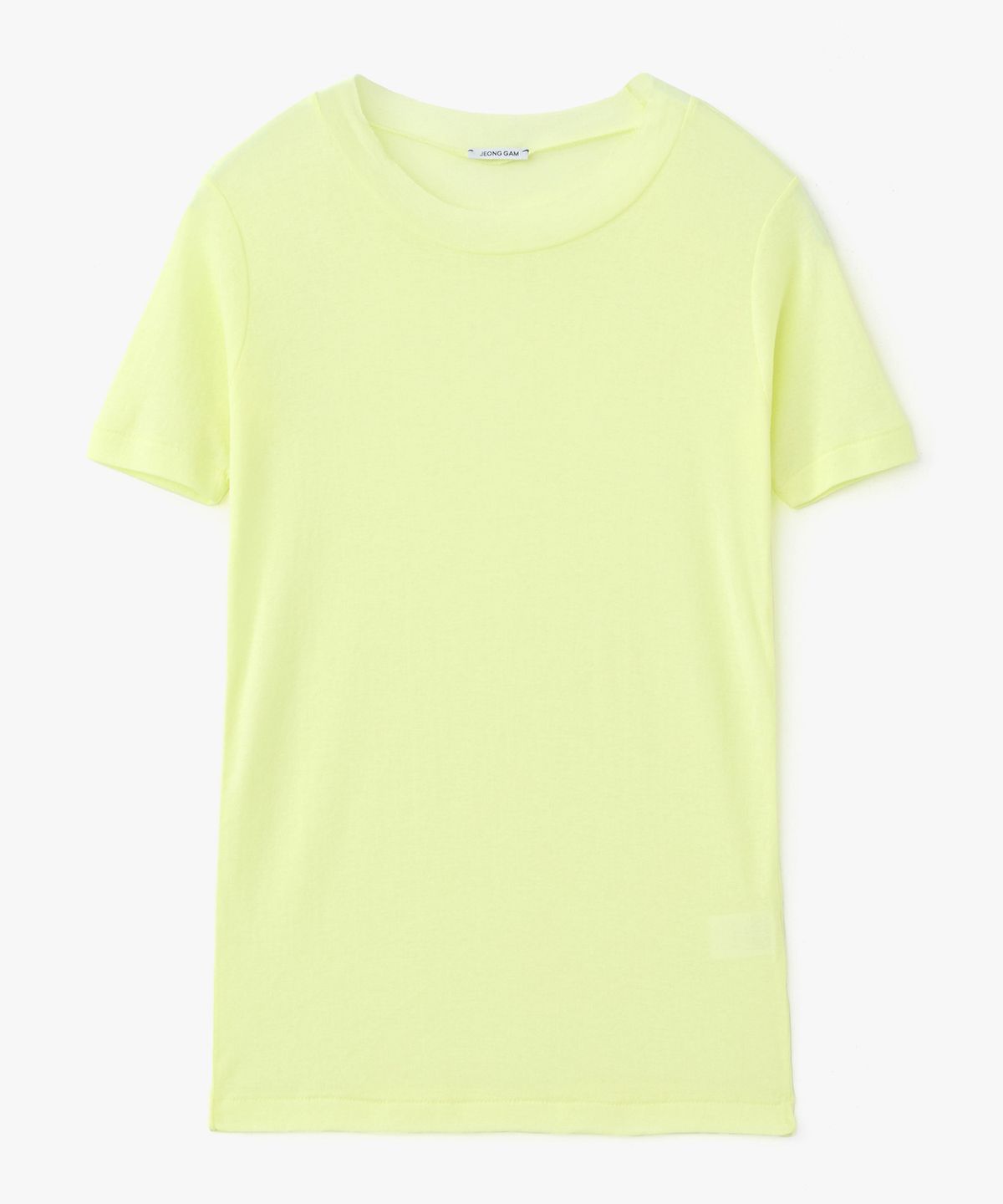 정감 스튜디오(JEONGGAM STUDIOS) Cut Off Round Neck Tee_5 Color