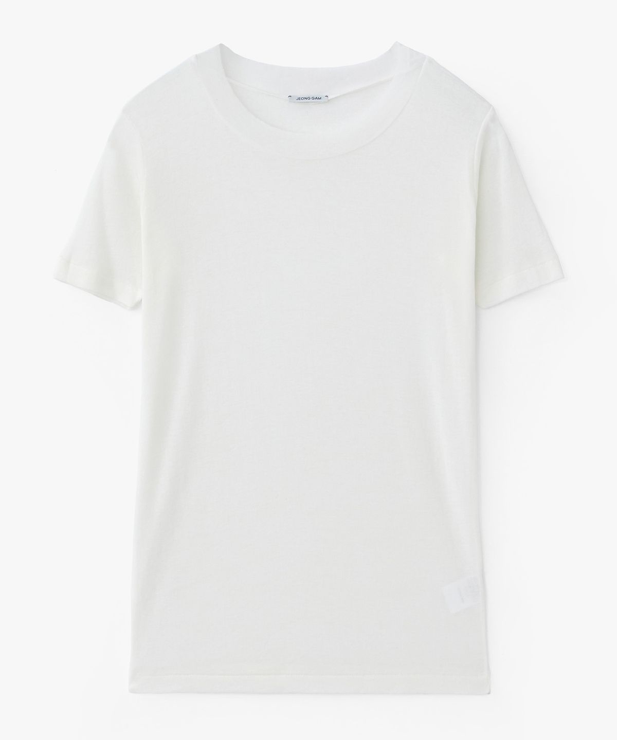 정감 스튜디오(JEONGGAM STUDIOS) Cut Off Round Neck Tee_5 Color