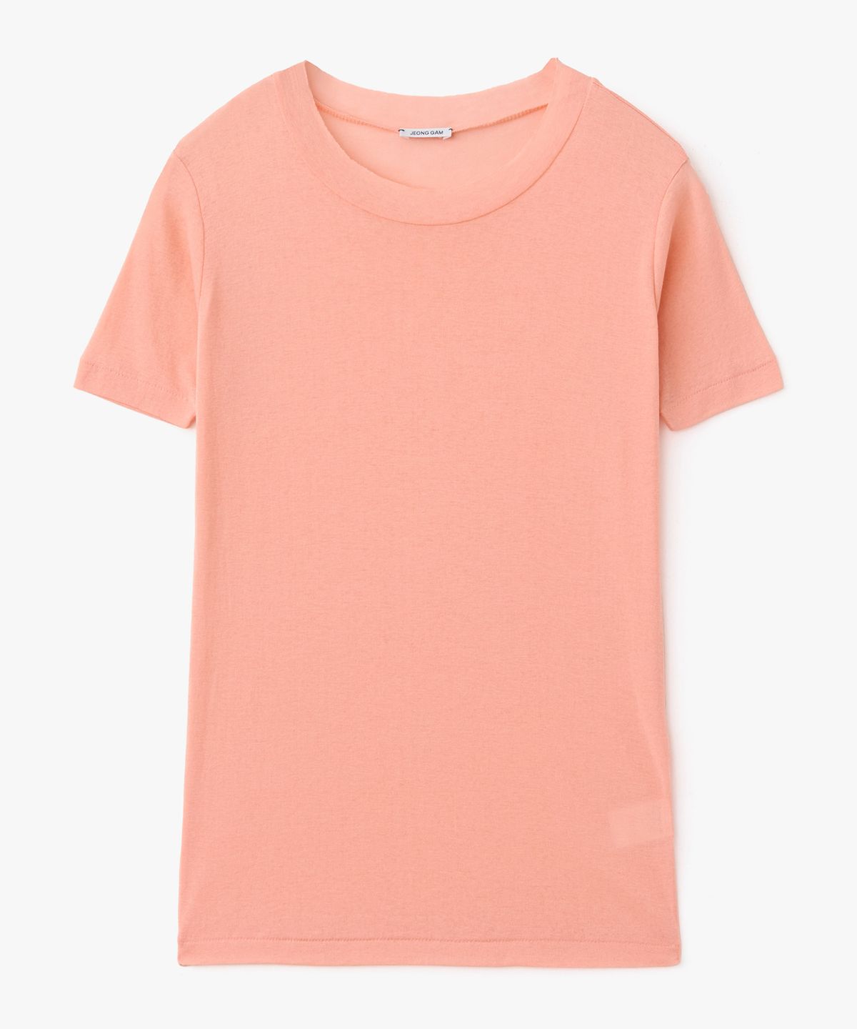 정감 스튜디오(JEONGGAM STUDIOS) Cut Off Round Neck Tee_5 Color