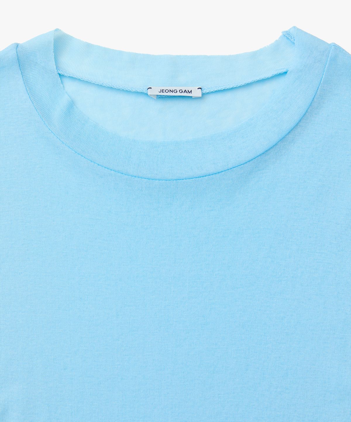 정감 스튜디오(JEONGGAM STUDIOS) Cut Off Round Neck Tee_5 Color