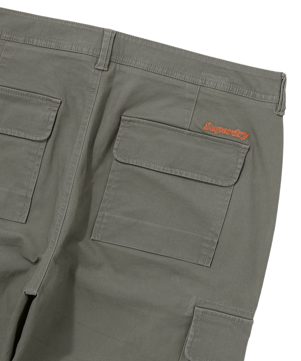 슈퍼드라이(SUPERDRY) 레이블 슬림 카고 팬츠 카키그린 SDMLWAP60KHG