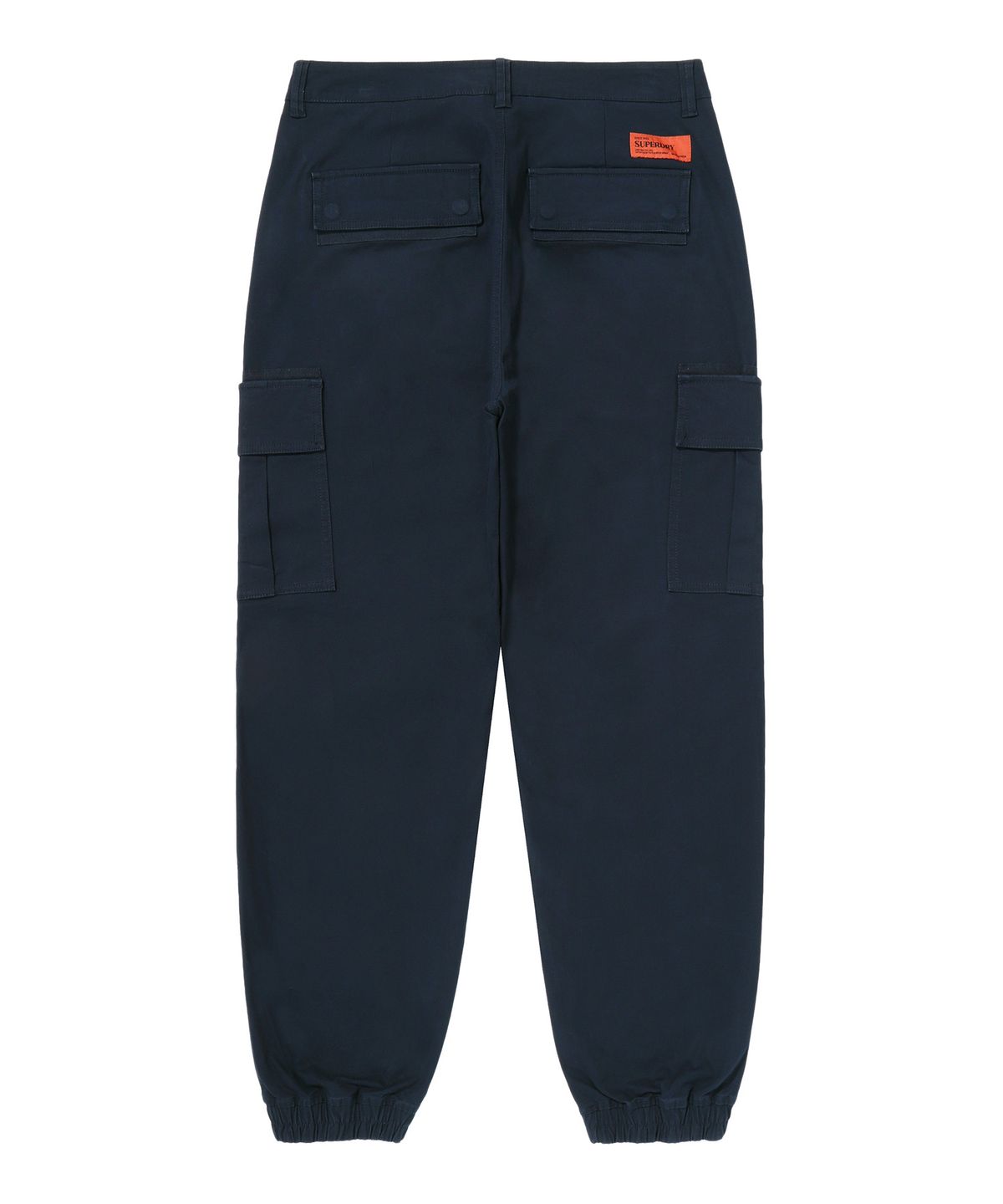 슈퍼드라이(SUPERDRY) 레이블 카고 조거 팬츠 다크네이비 SDMLWAP61DNY