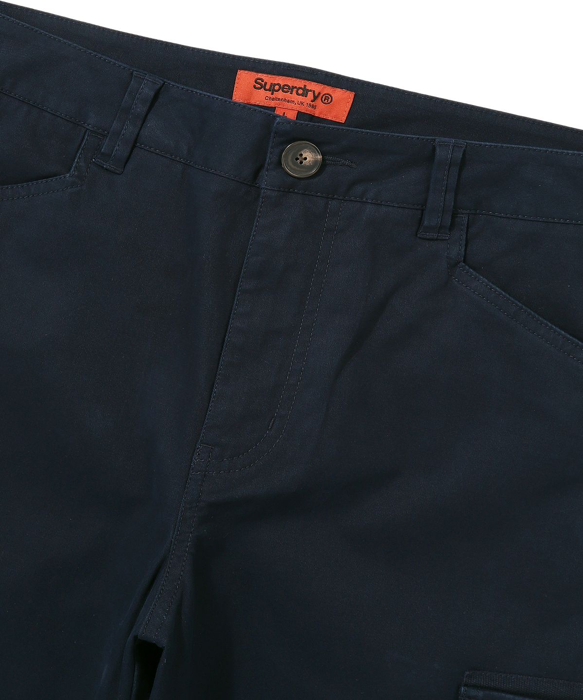 슈퍼드라이(SUPERDRY) 레이블 카고 조거 팬츠 다크네이비 SDMLWAP61DNY