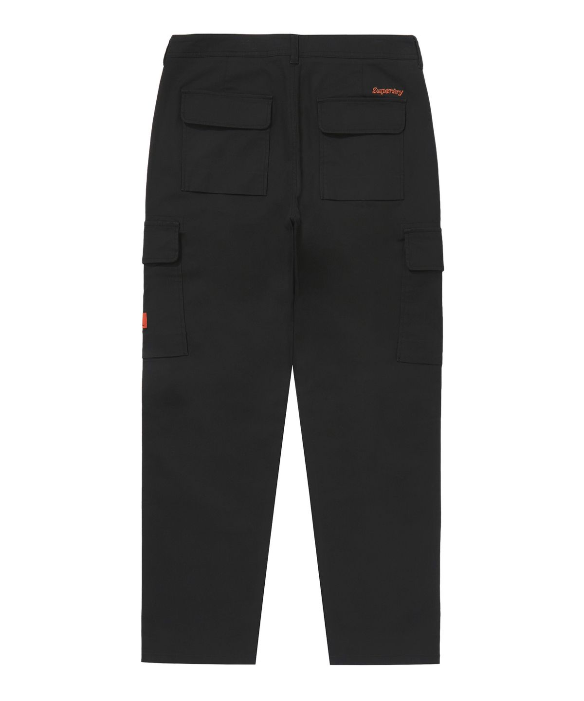 슈퍼드라이(SUPERDRY) 레이블 슬림 카고 팬츠 블랙 SDMLWAP60BLK