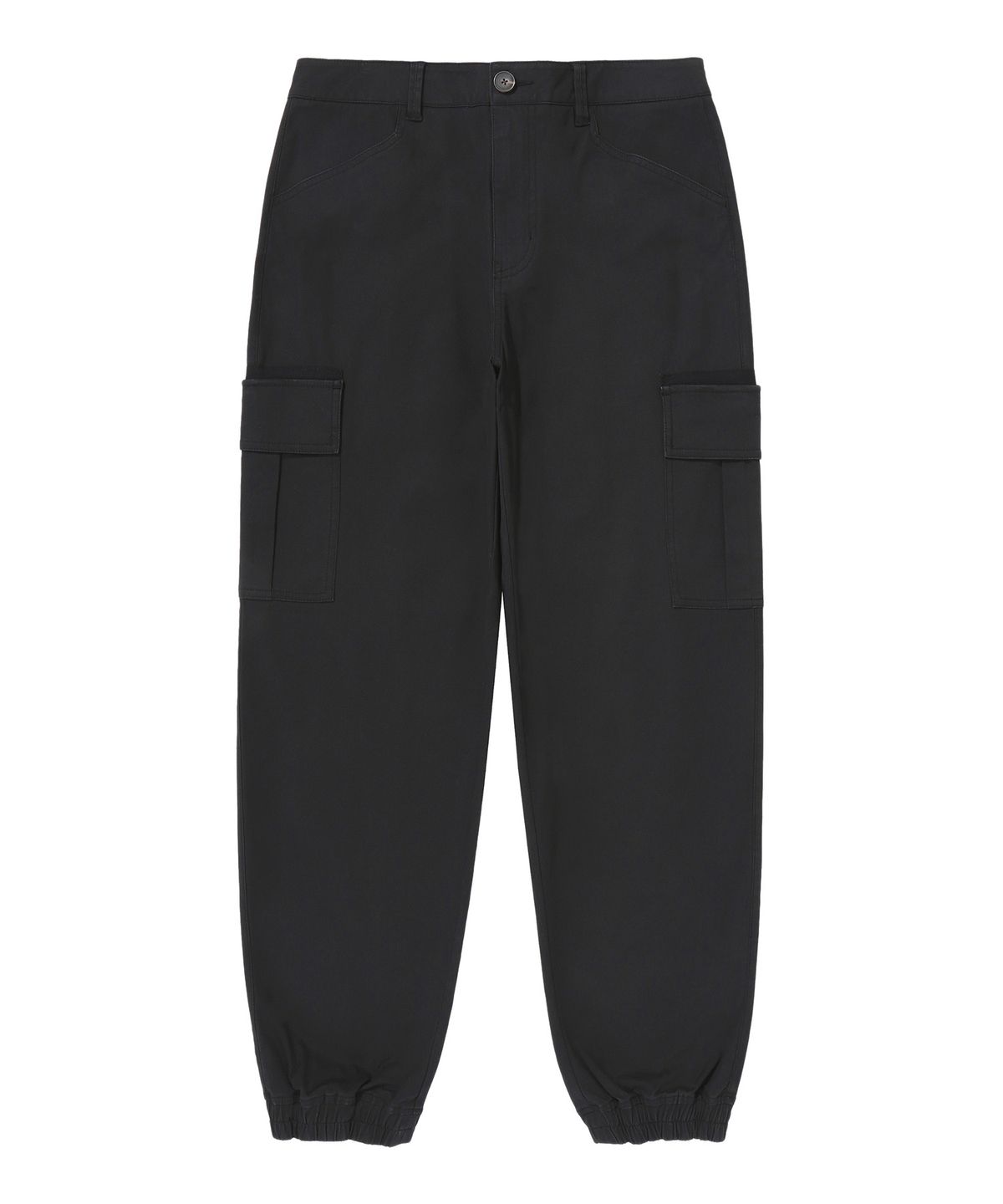 슈퍼드라이(SUPERDRY) 레이블 카고 조거 팬츠 블랙 SDMLWAP61BLK