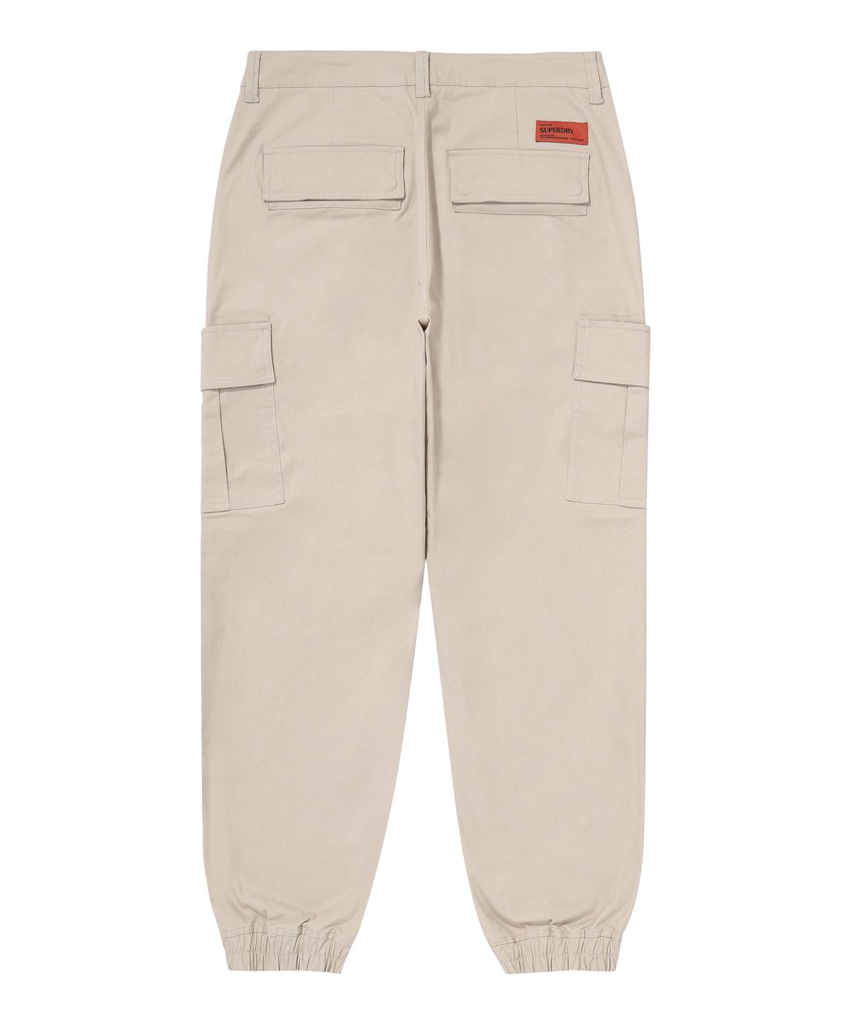 슈퍼드라이(SUPERDRY) 레이블 카고 조거 팬츠 라이트베이지 SDMLWAP61LBE