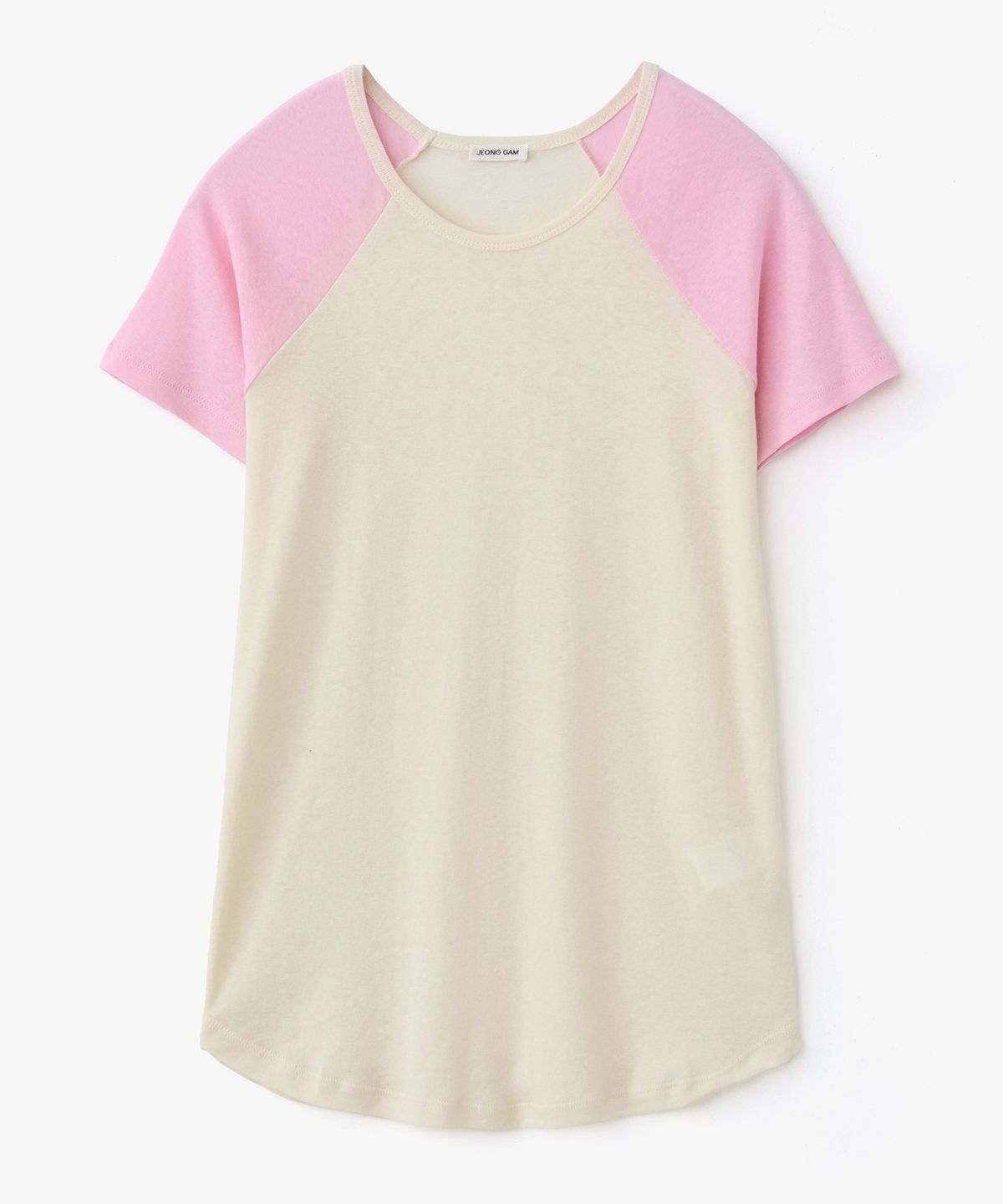 정감 스튜디오(JEONGGAM STUDIOS) Eco Color Block Raglan Tee_3 Color