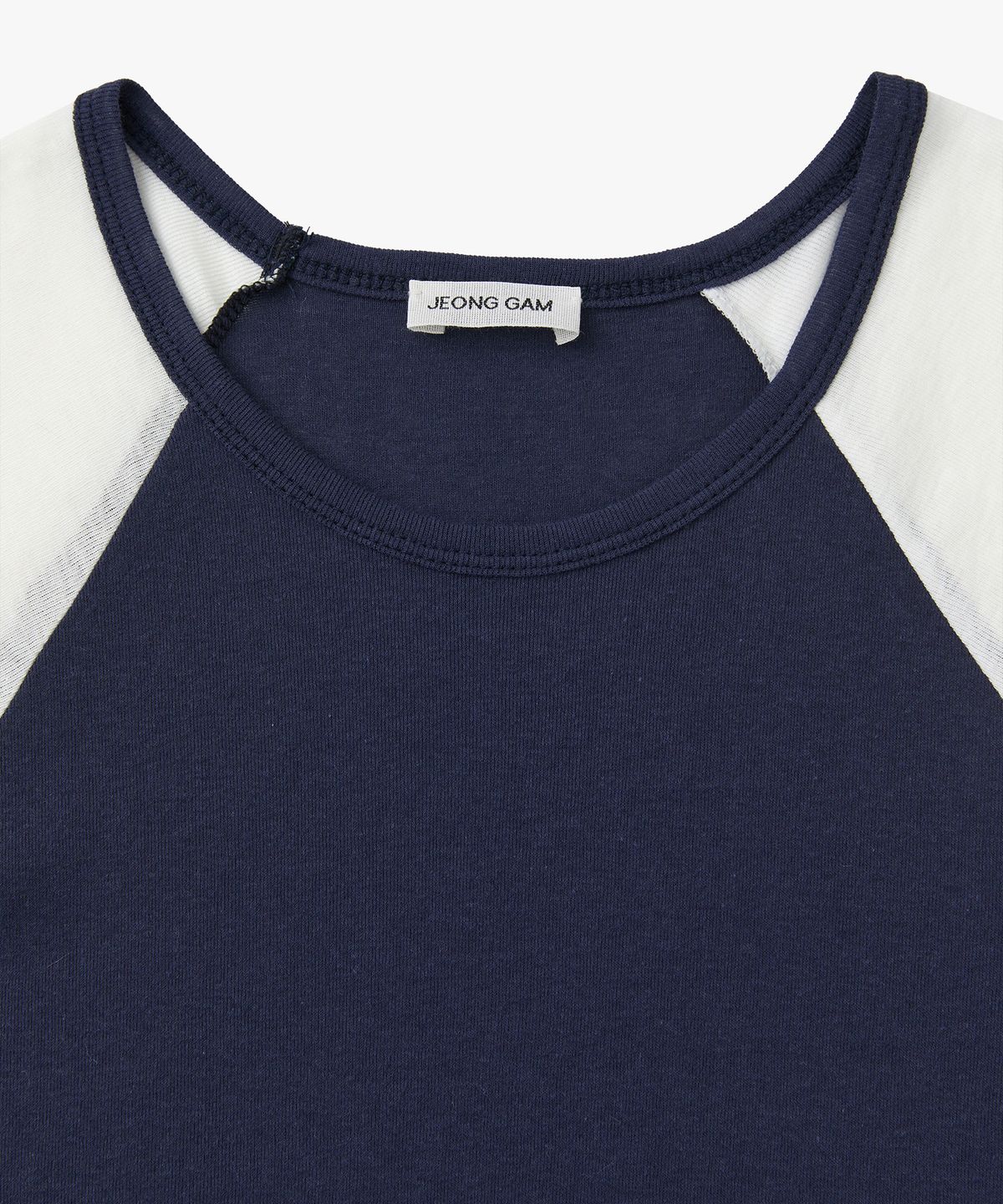 정감 스튜디오(JEONGGAM STUDIOS) Eco Color Block Raglan Tee_3 Color