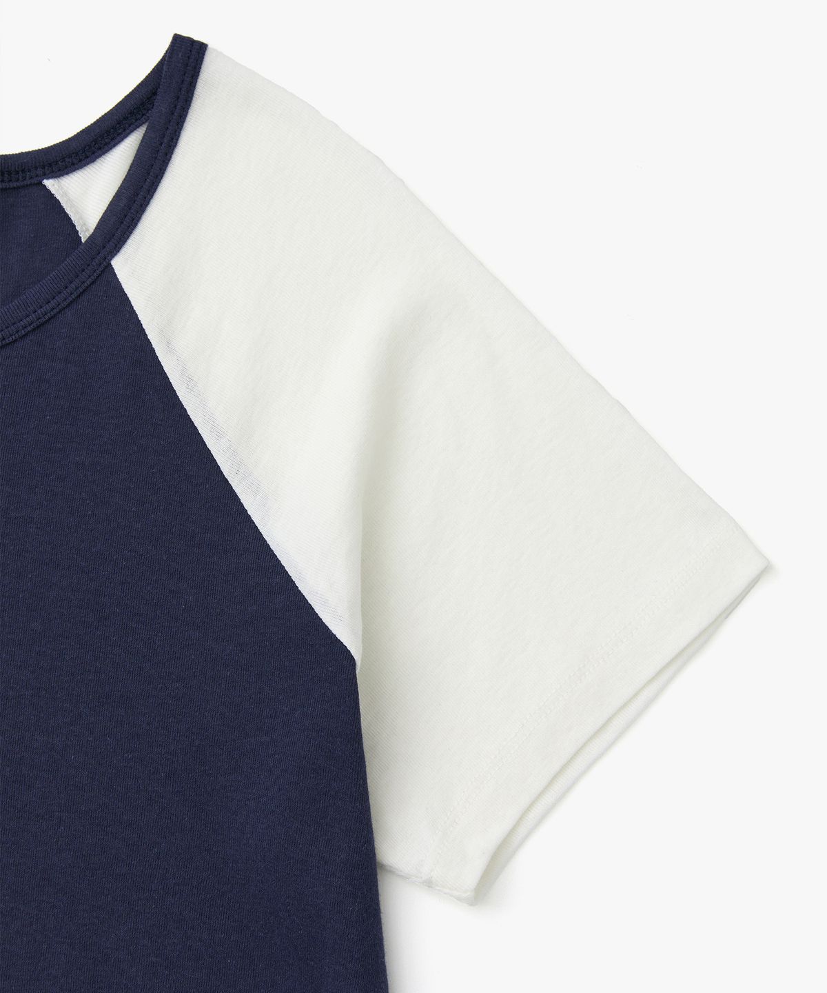 정감 스튜디오(JEONGGAM STUDIOS) Eco Color Block Raglan Tee_3 Color