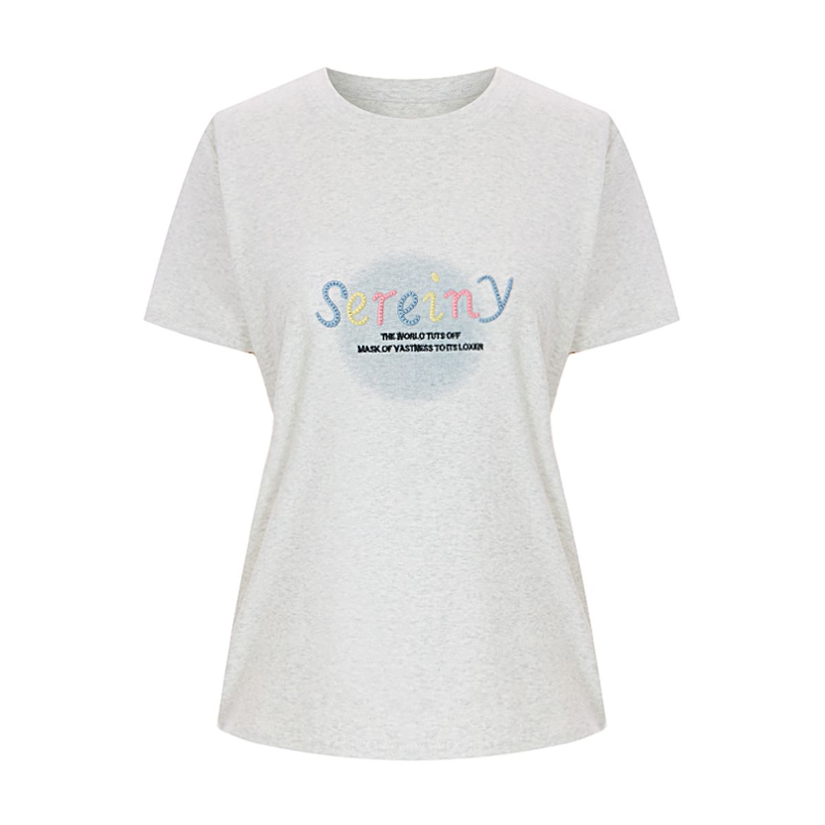 샐리(SELLY'S) 컬러레터링라운드반팔티_I6B-CTS025