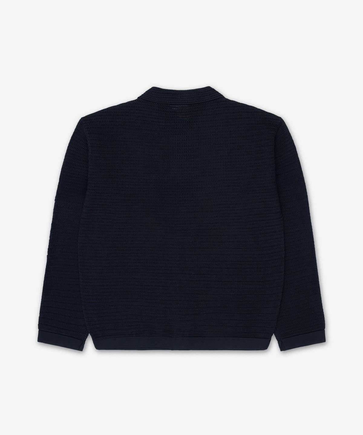 바토너(BATONER) 써머 니트 폴로 가디건 - 네이비 / BN26SM045NAVY