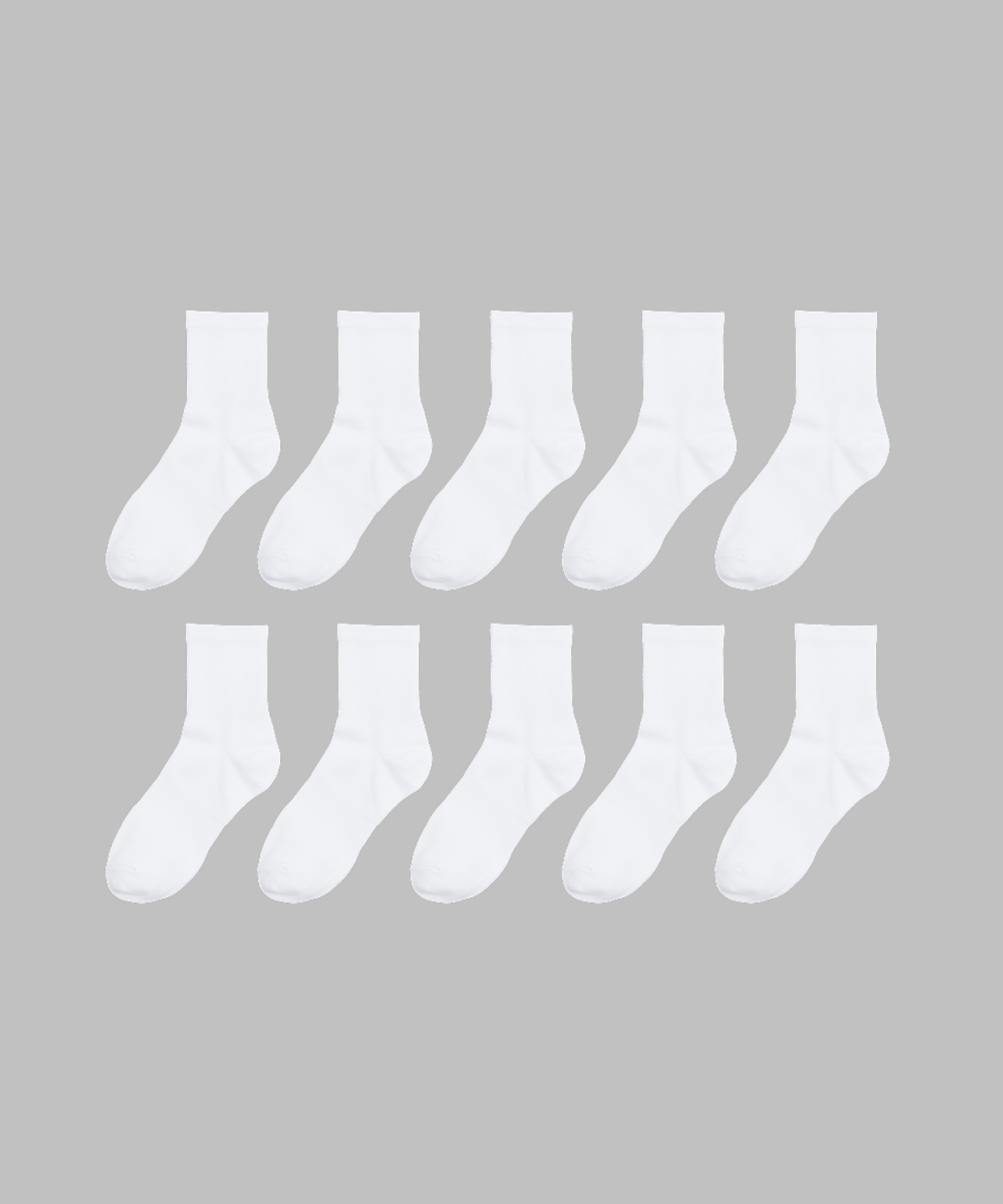 스파오(SPAO) [10PACK] 라이트 미들 삭스_SPAYGA9A13