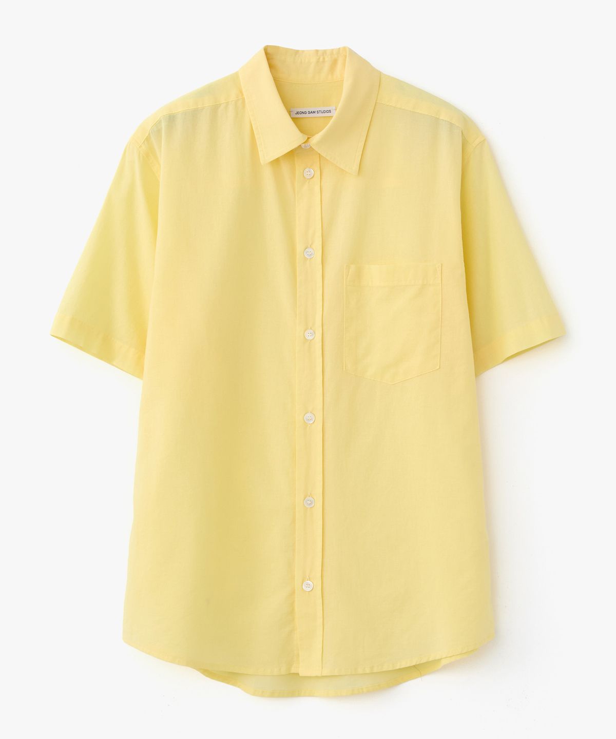 정감 스튜디오(JEONGGAM STUDIOS) Pleasant Half Sleeve Shirt_4 Color
