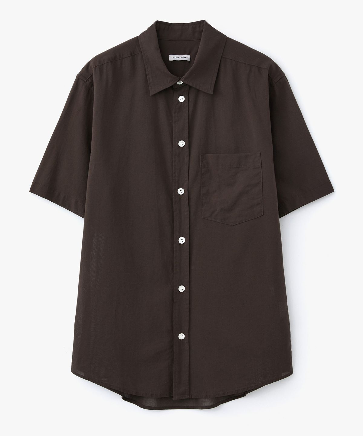 정감 스튜디오(JEONGGAM STUDIOS) Pleasant Half Sleeve Shirt_4 Color