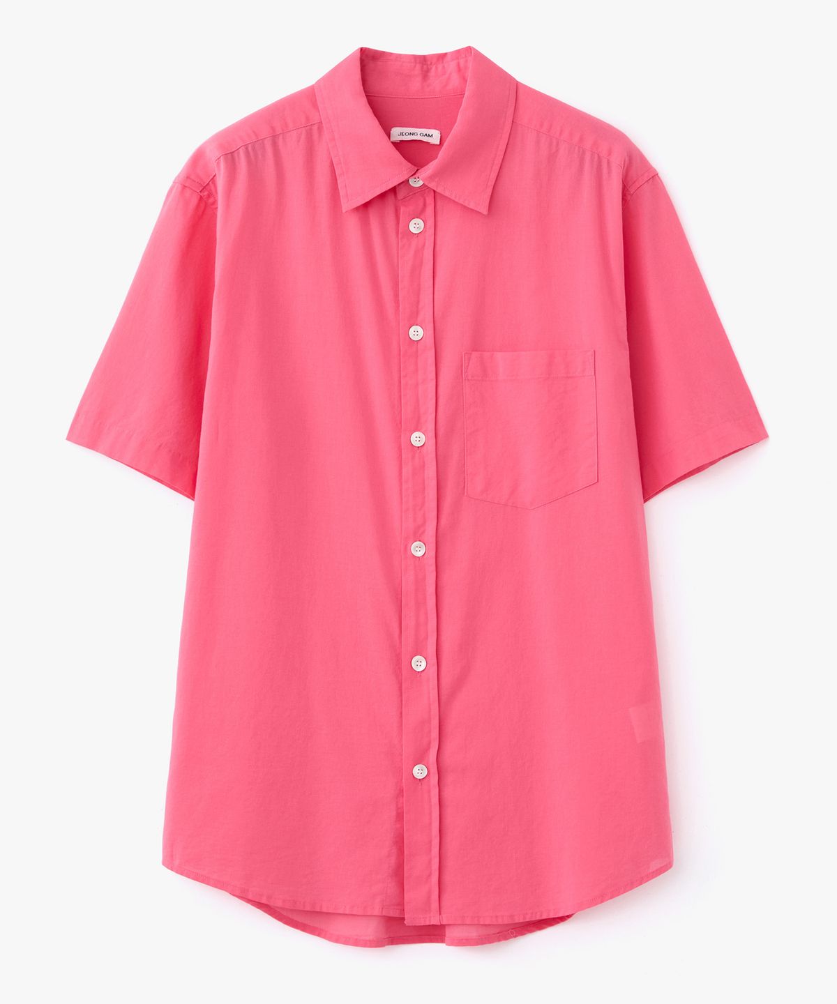 정감 스튜디오(JEONGGAM STUDIOS) Pleasant Half Sleeve Shirt_4 Color