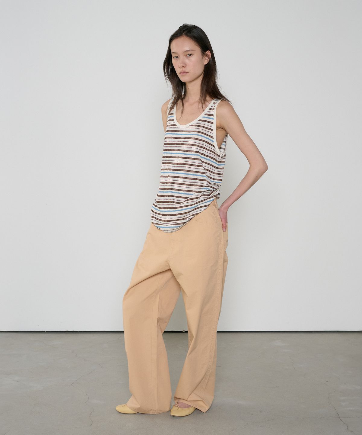 정감 스튜디오(JEONGGAM STUDIOS) Washed Cotton Pants_2 Color