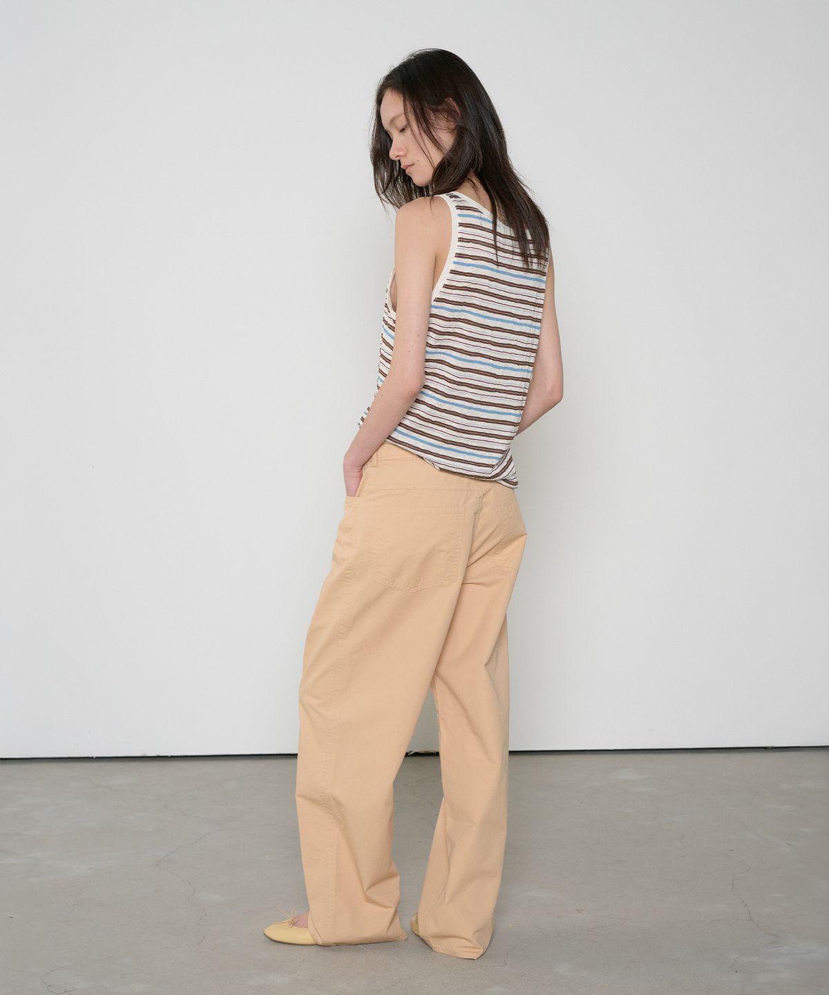 정감 스튜디오(JEONGGAM STUDIOS) Washed Cotton Pants_2 Color