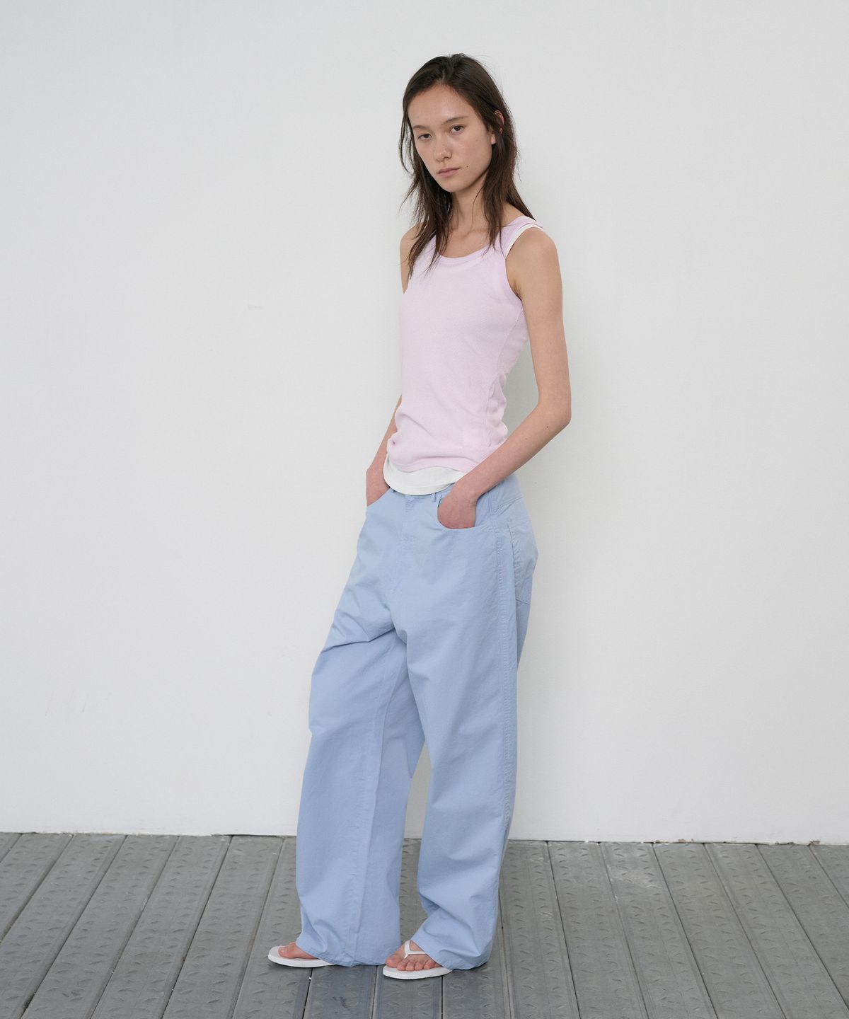 정감 스튜디오(JEONGGAM STUDIOS) Washed Cotton Pants_2 Color