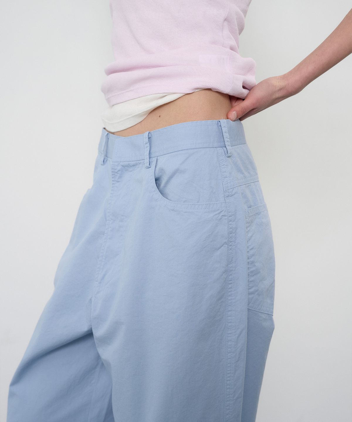 정감 스튜디오(JEONGGAM STUDIOS) Washed Cotton Pants_2 Color