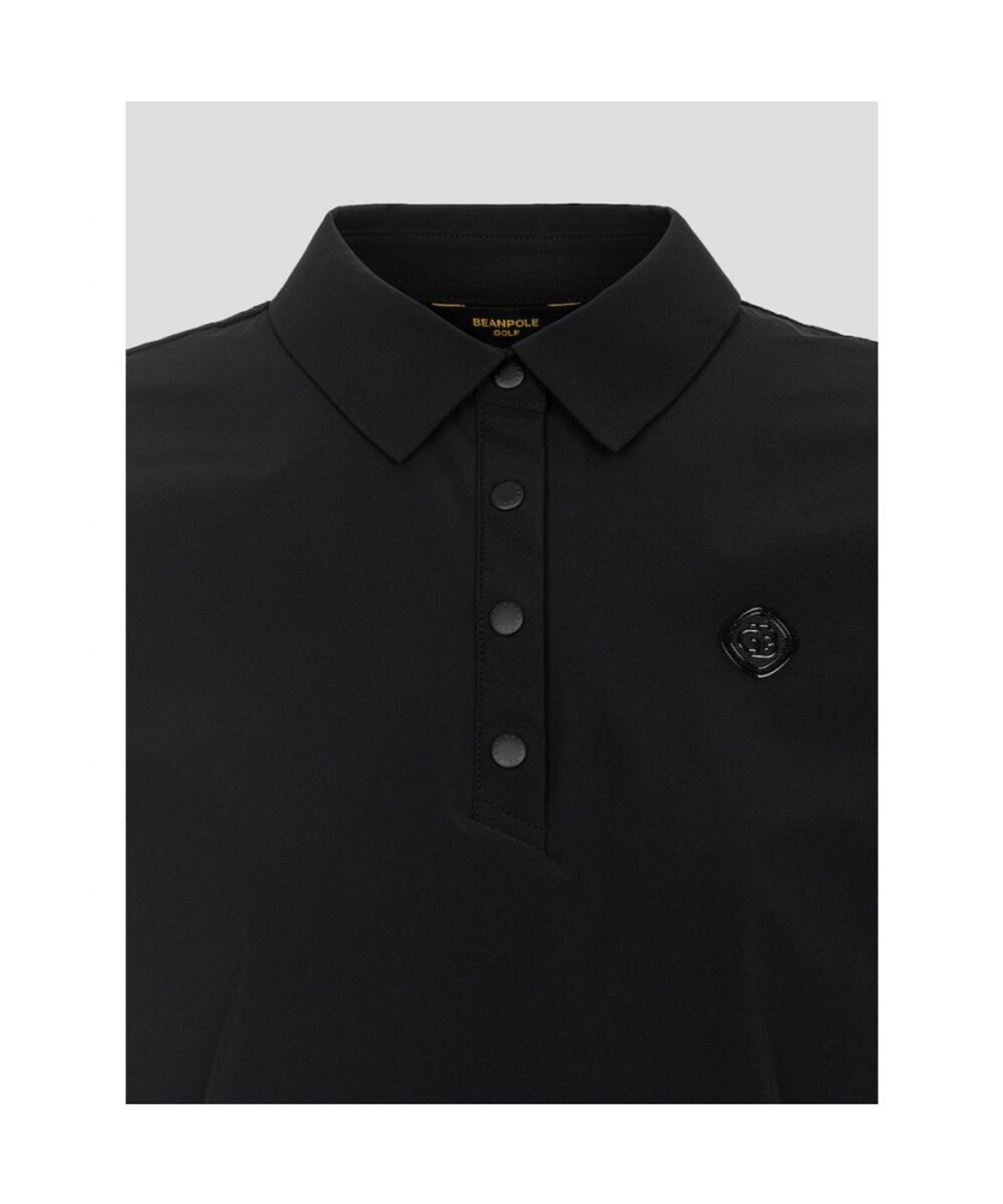 빈폴골프(BEANPOLE GOLF) [B_under] 여성 블루종핏 칼라 반소매 티셔츠 - 블랙