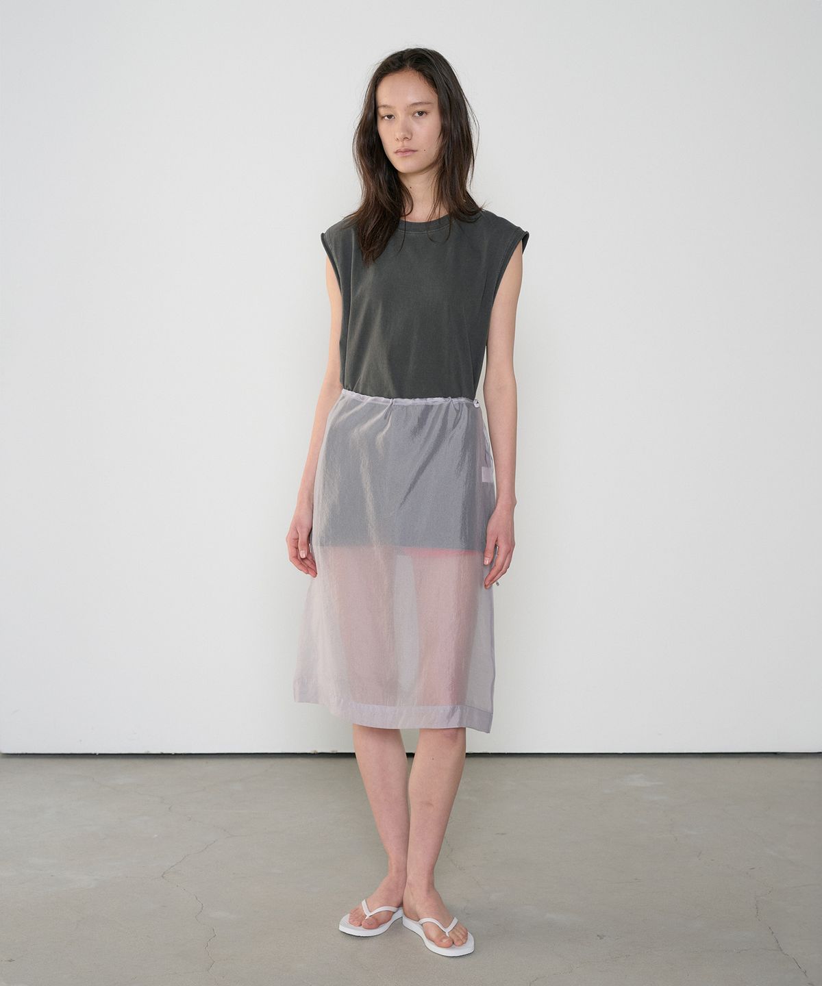 정감 스튜디오(JEONGGAM STUDIOS) Pigment Dyed Cut Off Sleeveless