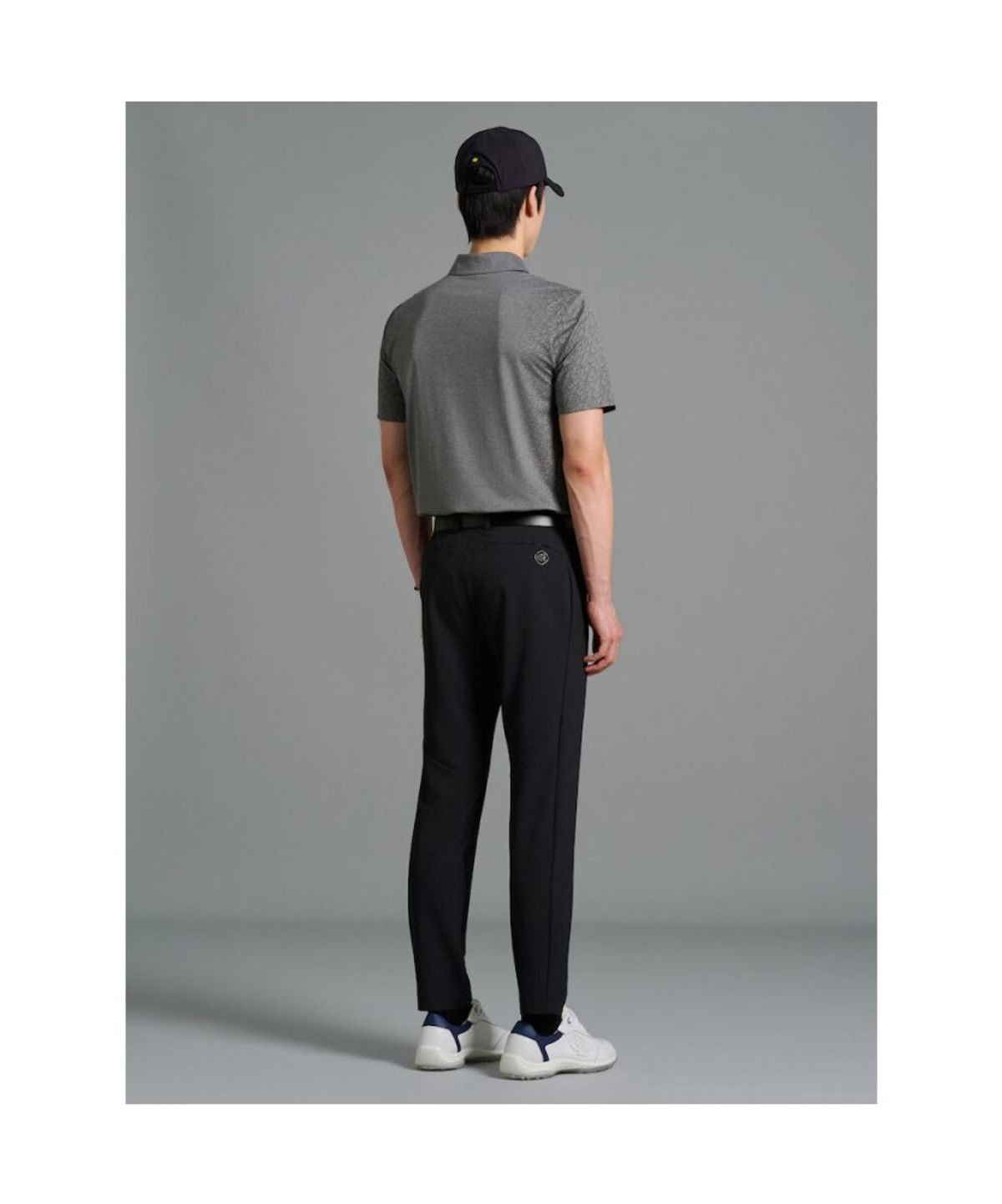 빈폴골프(BEANPOLE GOLF) [B_under] 남성 그라데이션 심볼 패턴 반소매 티셔츠 - 그레이