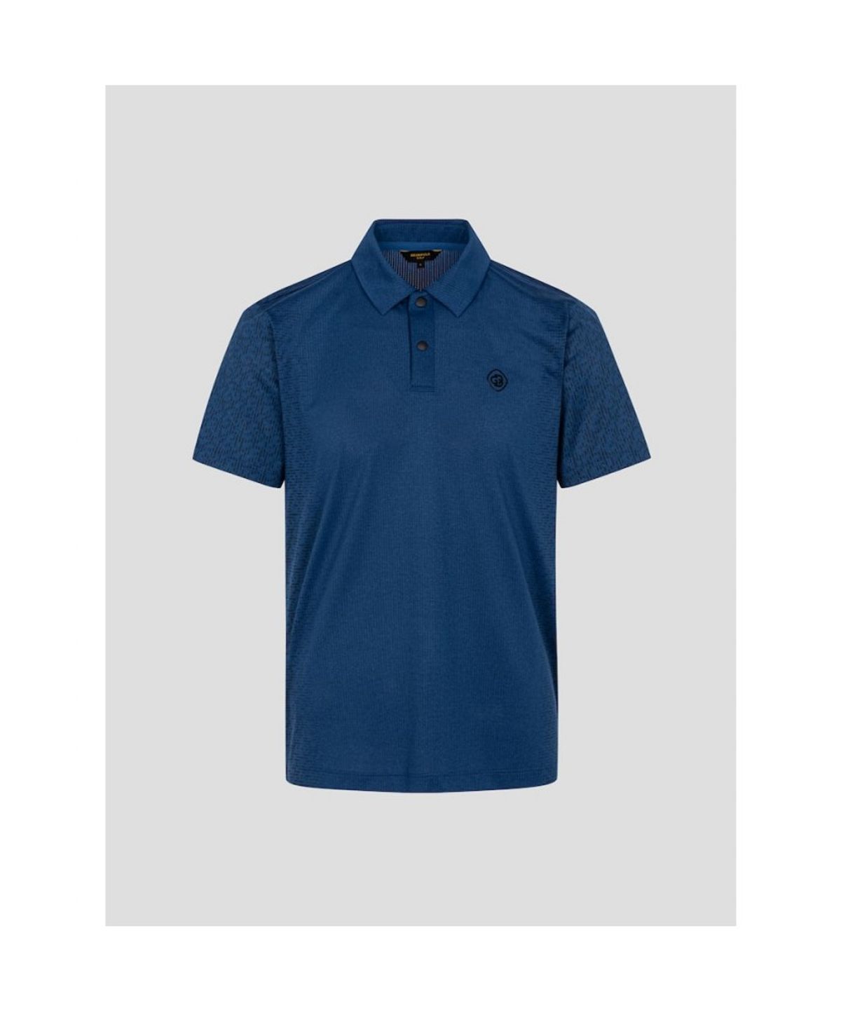 빈폴골프(BEANPOLE GOLF) [B_under] 남성 그라데이션 심볼 패턴 반소매 티셔츠 - 로얄 블루