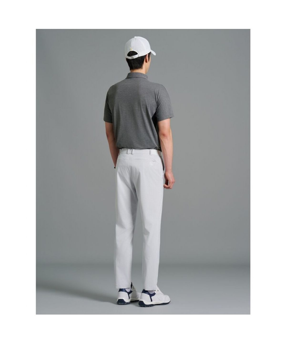 빈폴골프(BEANPOLE GOLF) [B_under] 남성 멜란지 믹스 반소매 티셔츠 - 그레이