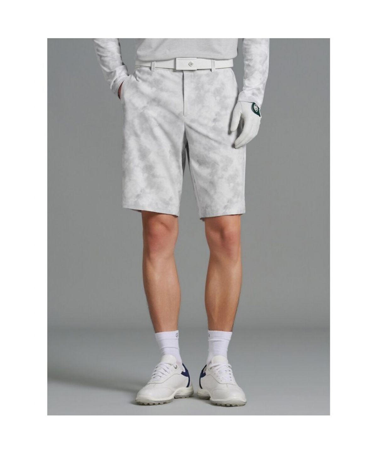 빈폴골프(BEANPOLE GOLF) [B_under] 남성 클라우디 하프 팬츠 - 라이트 그레이