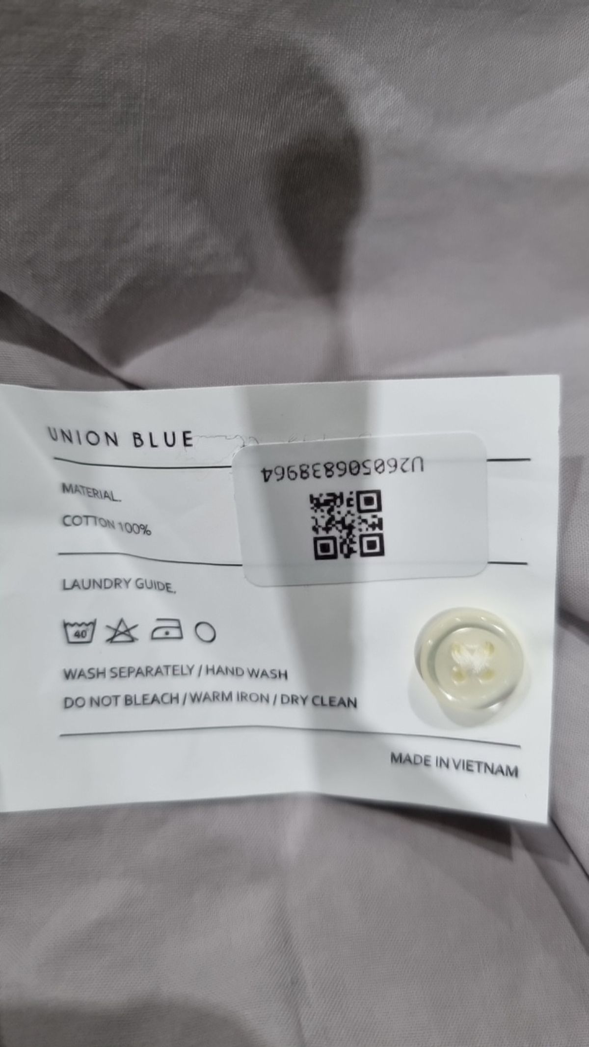 유니온블루(UNION BLUE) 캐주얼 셔츠 L