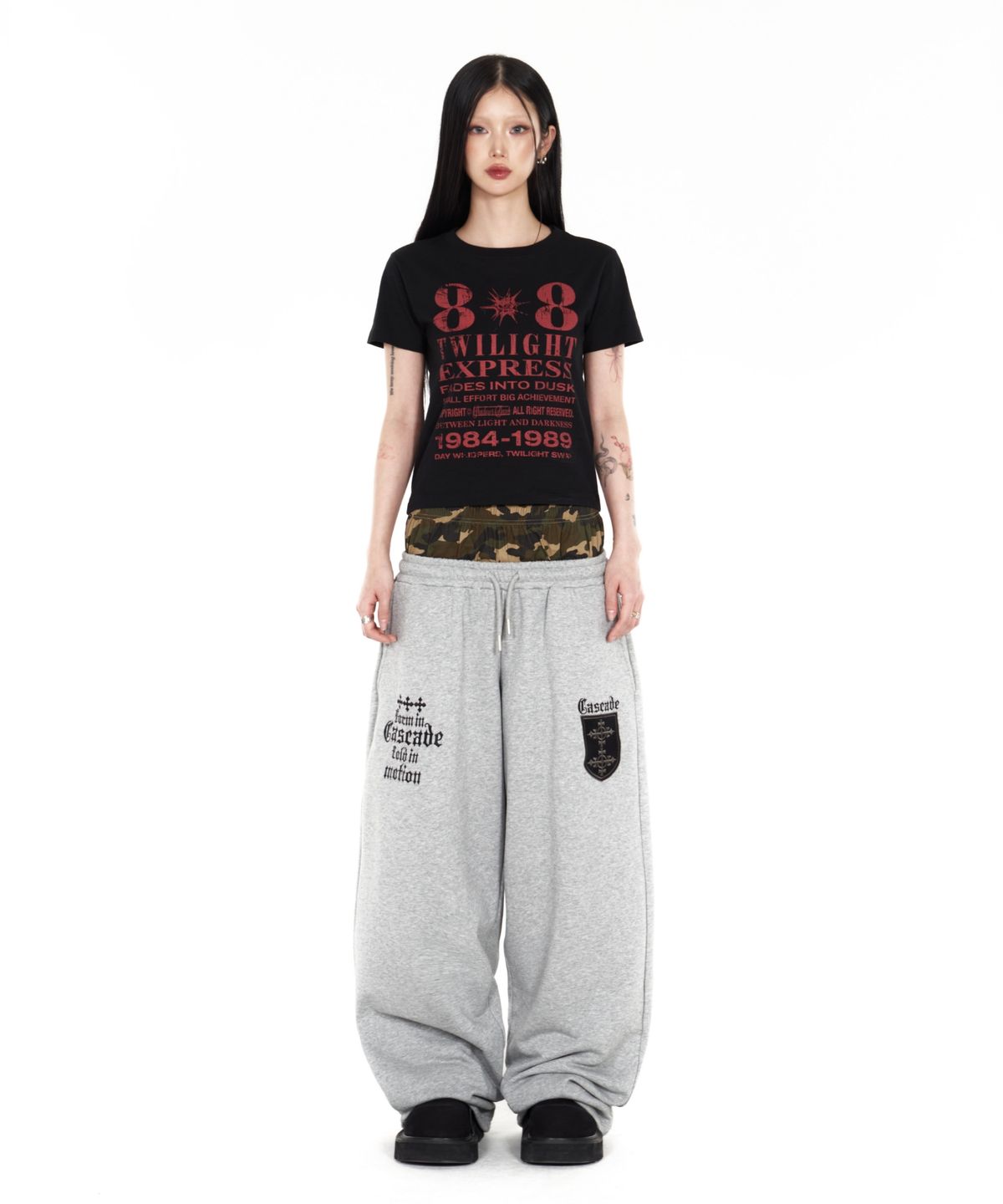 아이돈워너셀(IDWS) [W]Novichi T-Shirt Black