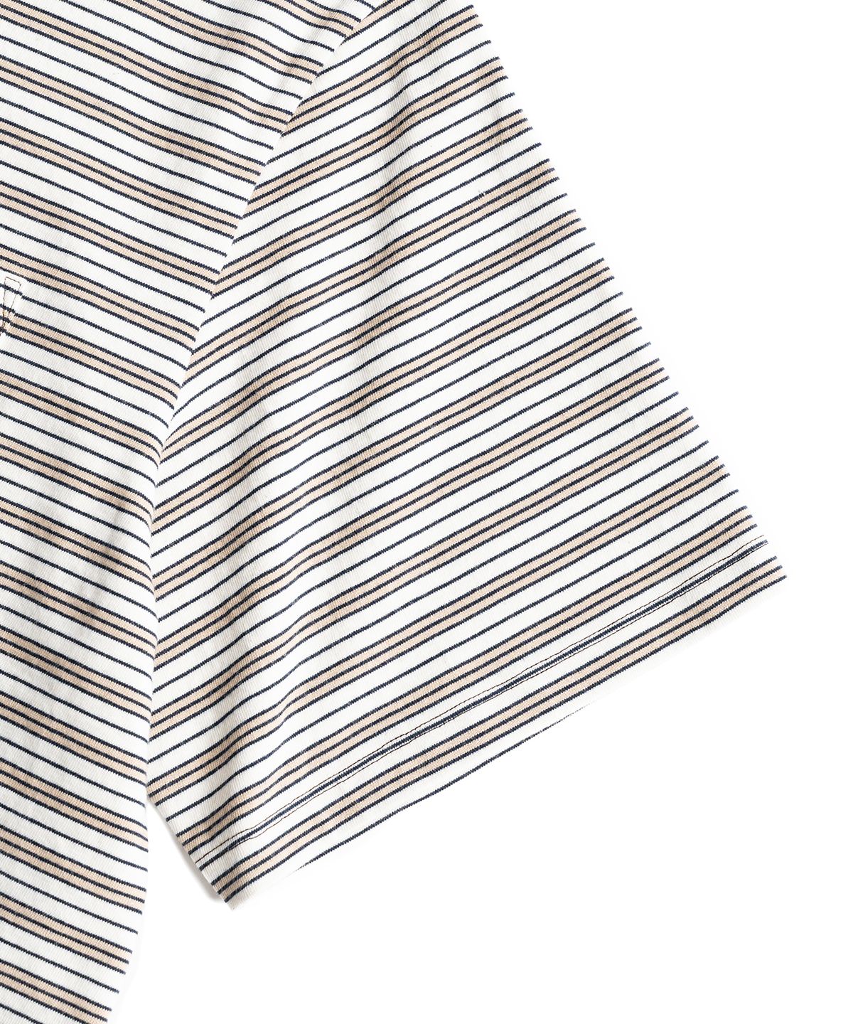 와일드 브릭스(WILD BRICKS) W25 STRIPED POCKET TEE (brown)