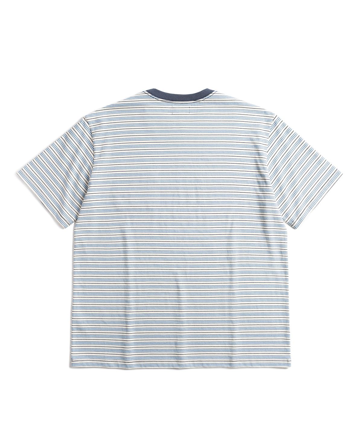 와일드 브릭스(WILD BRICKS) W25 STRIPED POCKET TEE (blue)
