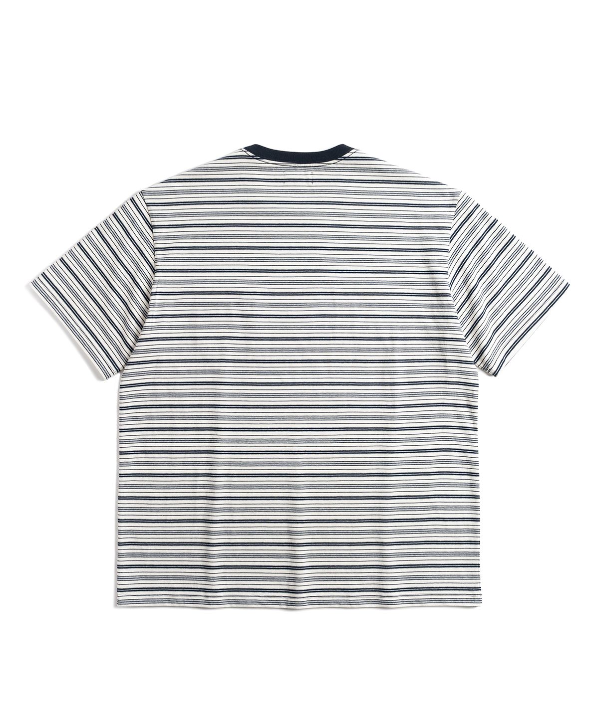 와일드 브릭스(WILD BRICKS) W25 STRIPED POCKET TEE (navy)