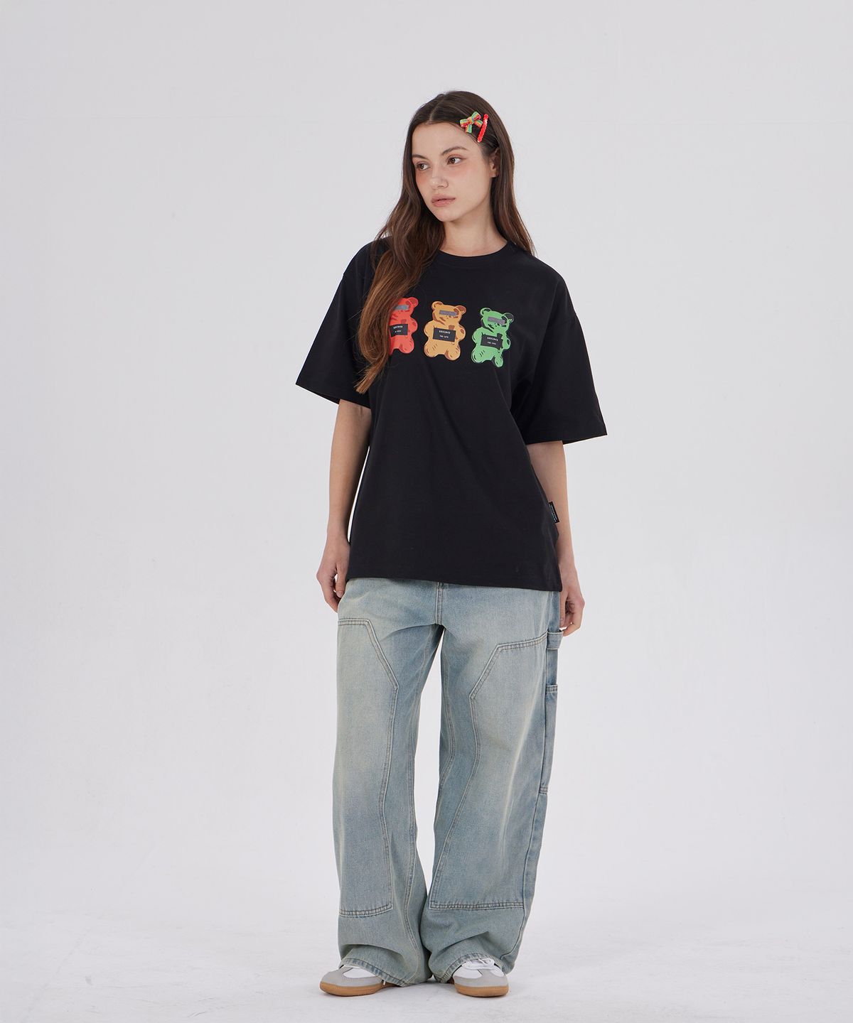 디스펑트(DYSFUNCT) CRIMINALS BEAR T-SHIRT(BLACK)