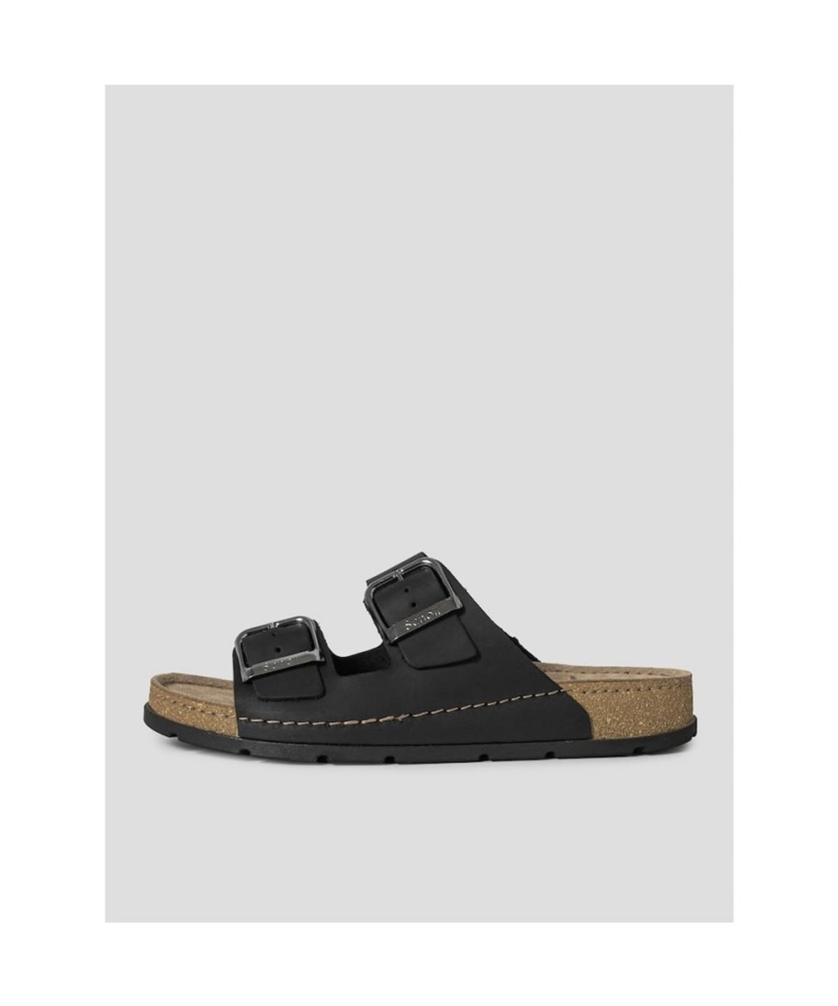 숄(SCHOLL) (MEN) 투스트랩 메모리 쿠션 샌들  블랙 (HH64K1F125)